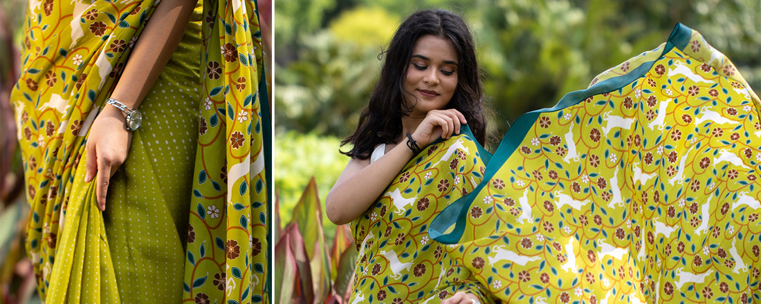 ways to style a saree