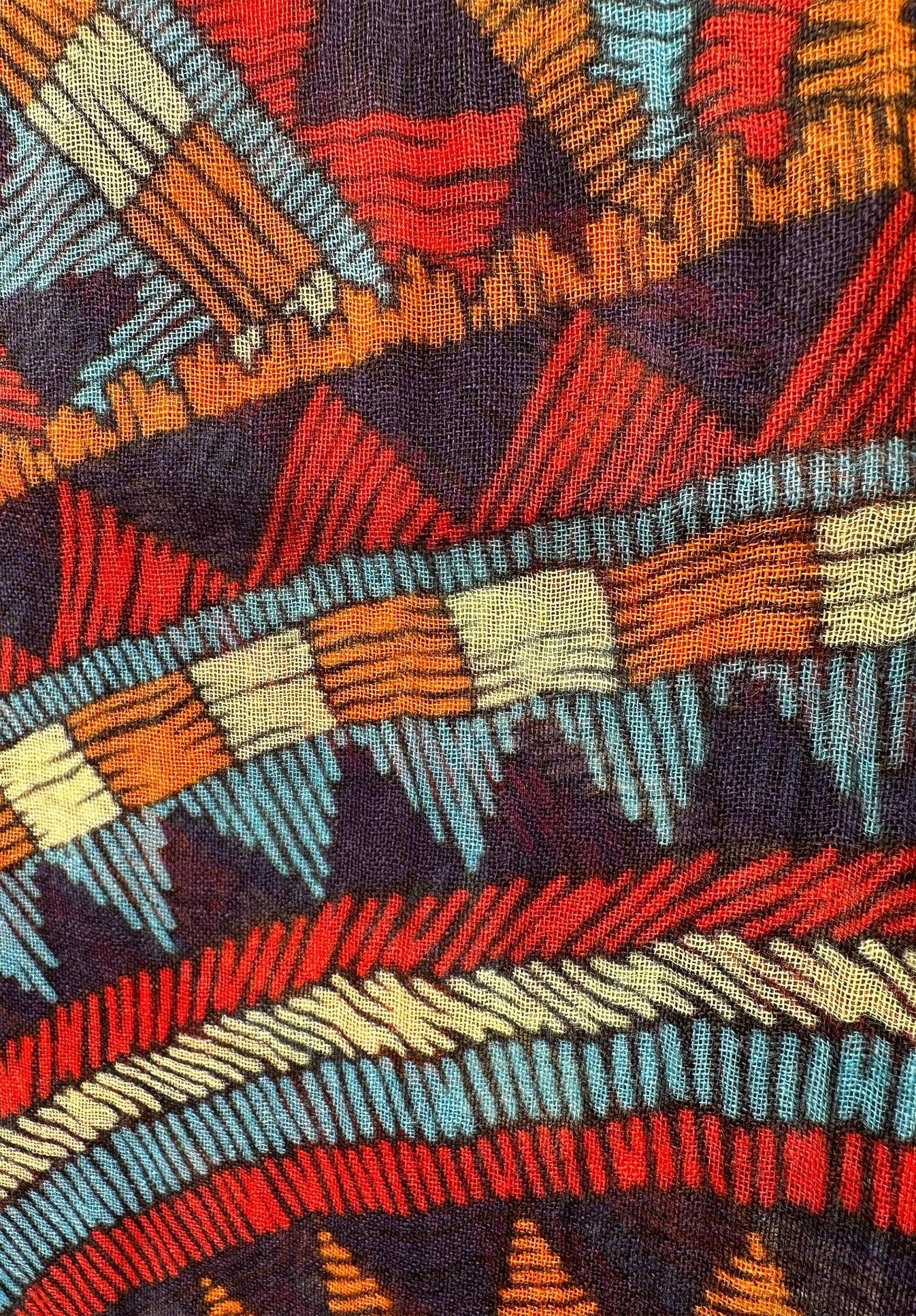 Gingerbread Lane Silk Wool Stole - Thee Modern Roots