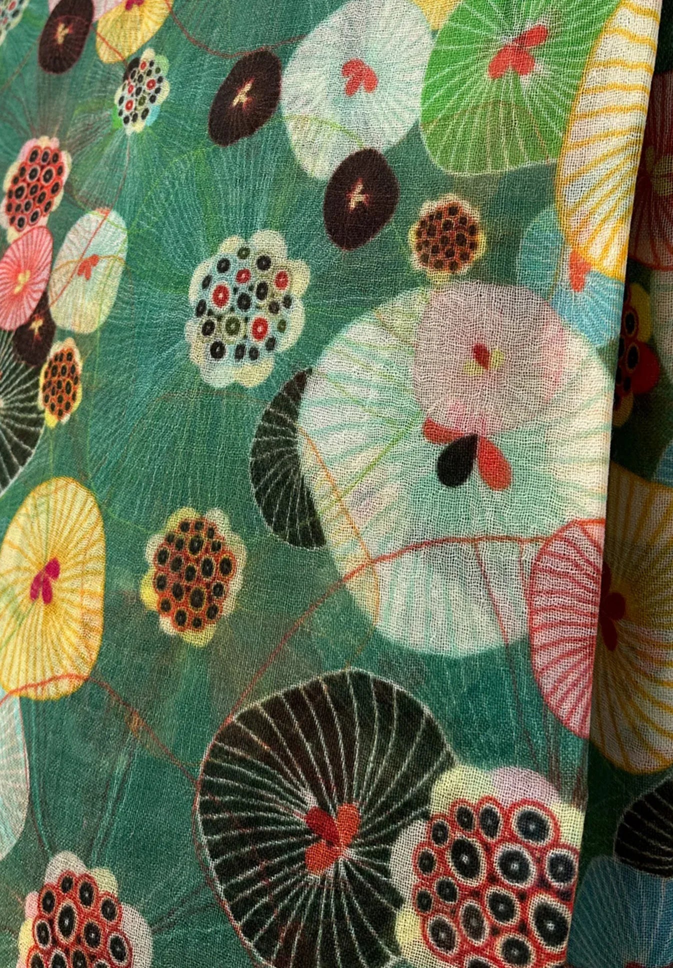 Woodland Whisper Silk Wool Stole - Thee Modern Roots