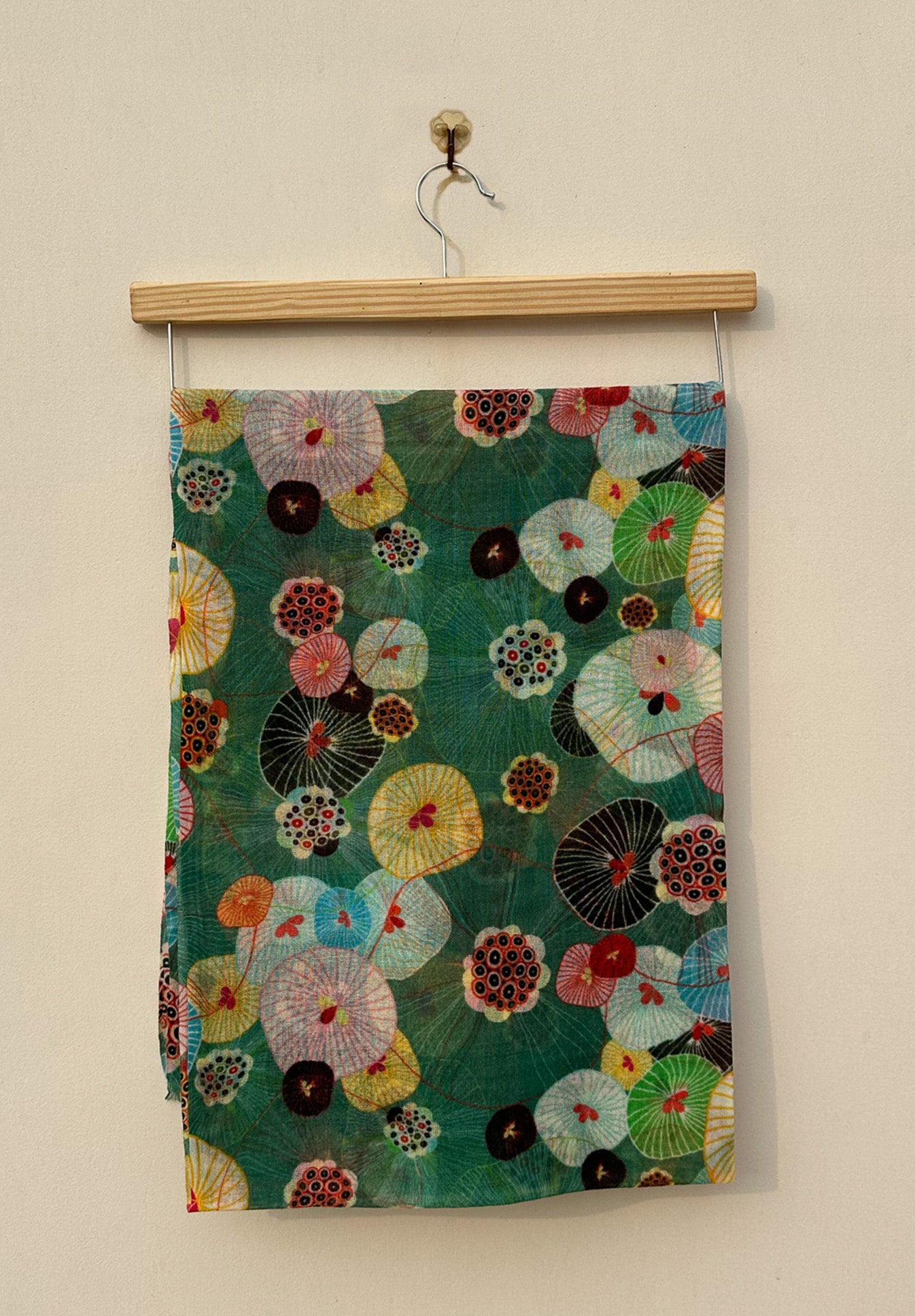 Woodland Whisper Silk Wool Stole
