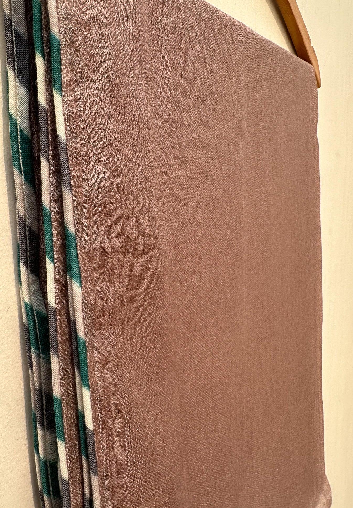 Snowy Owl's Flight Silk Wool Stole - Thee Modern Roots