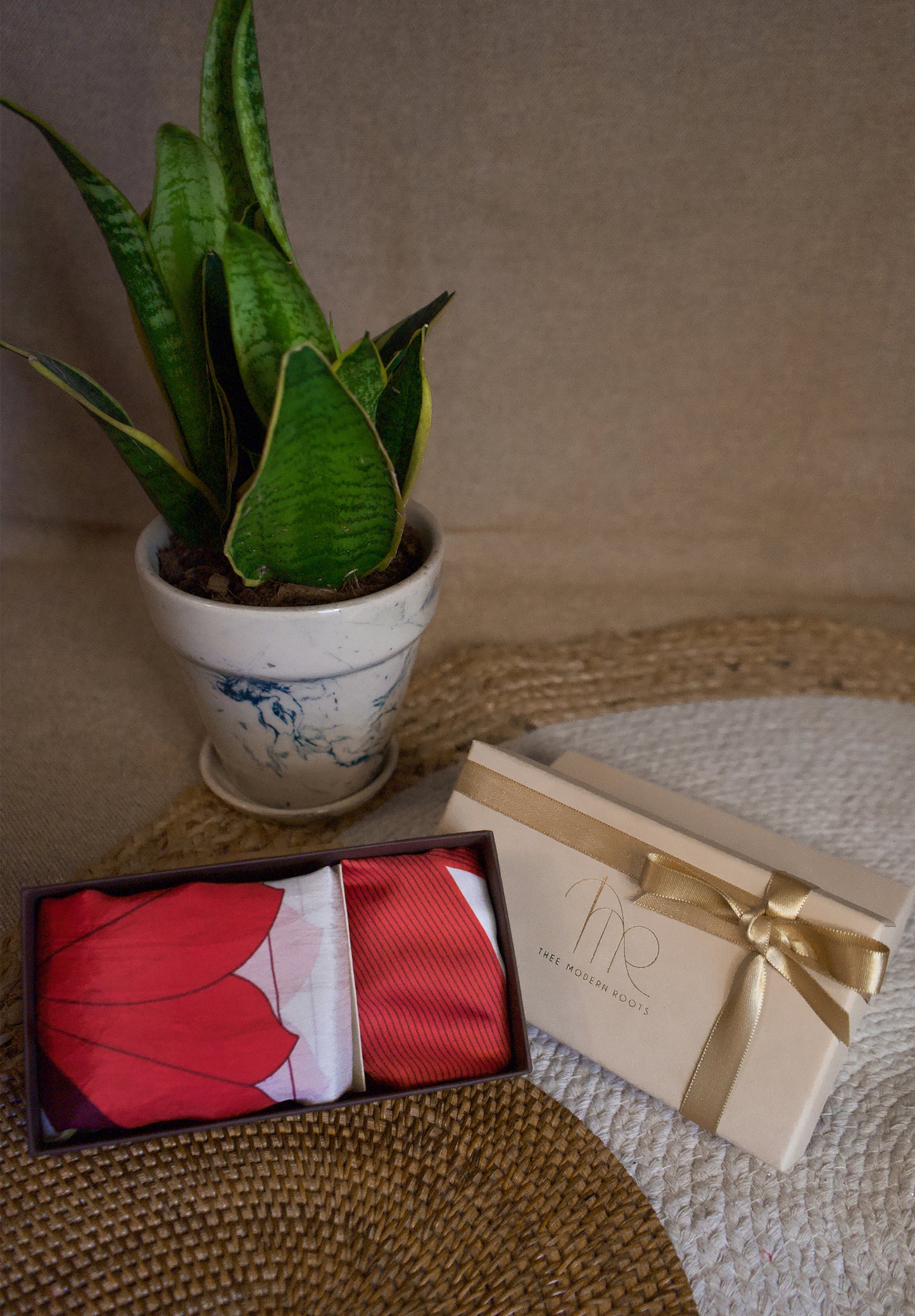 Pride & Prejudice, the combo of Silk Pocket Square & Silk Stole
