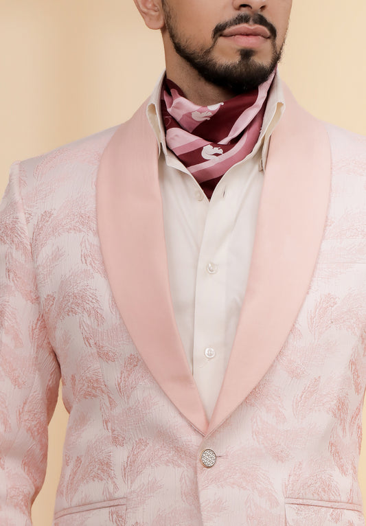 Squirrelly Stripes Silk Pocket Square