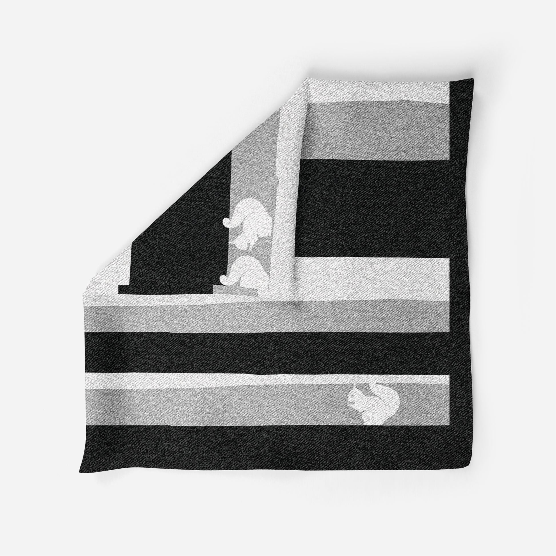 The Nutty Nester Silk Pocket Square