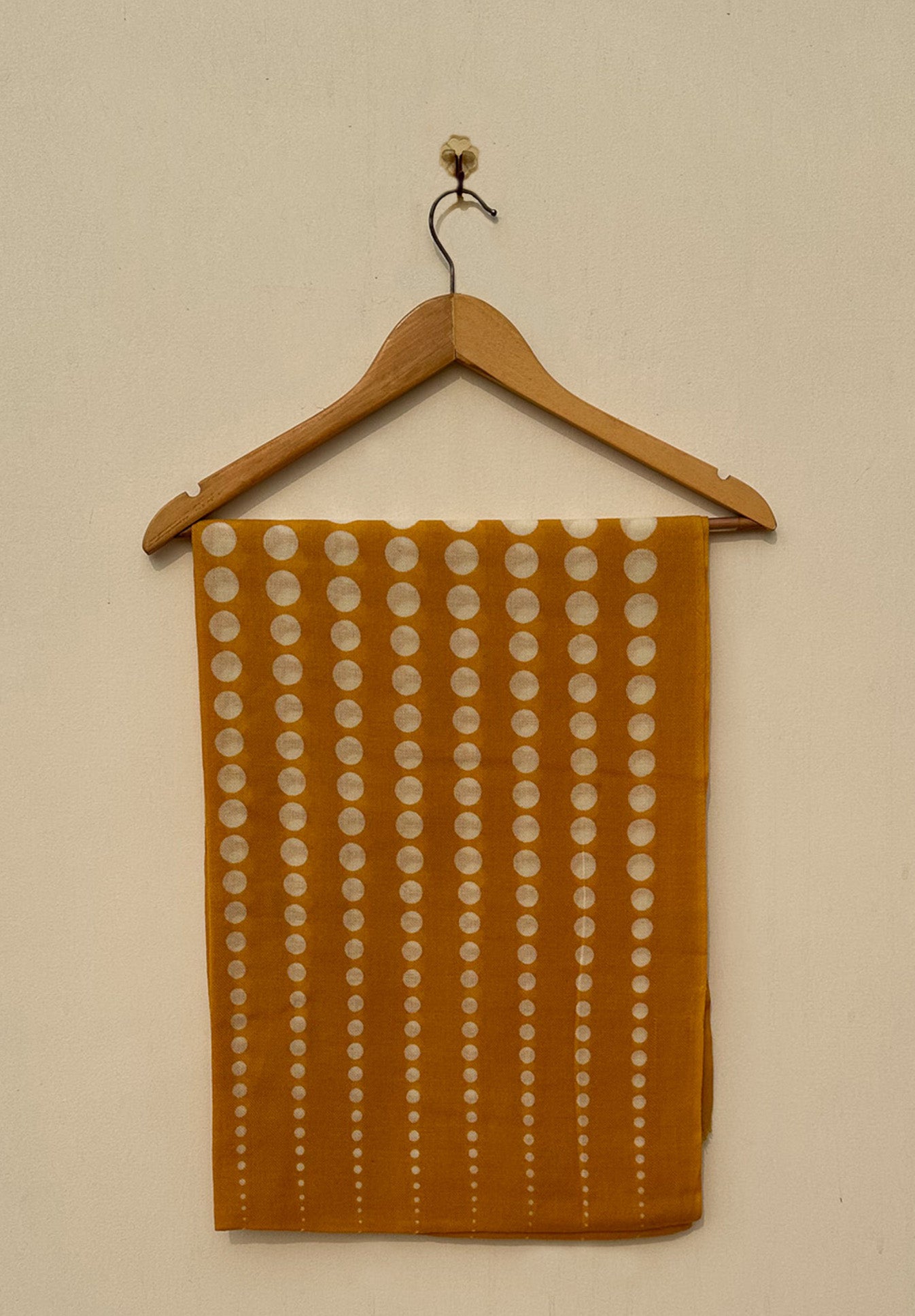 Starlight Yellow Silk Wool Stole
