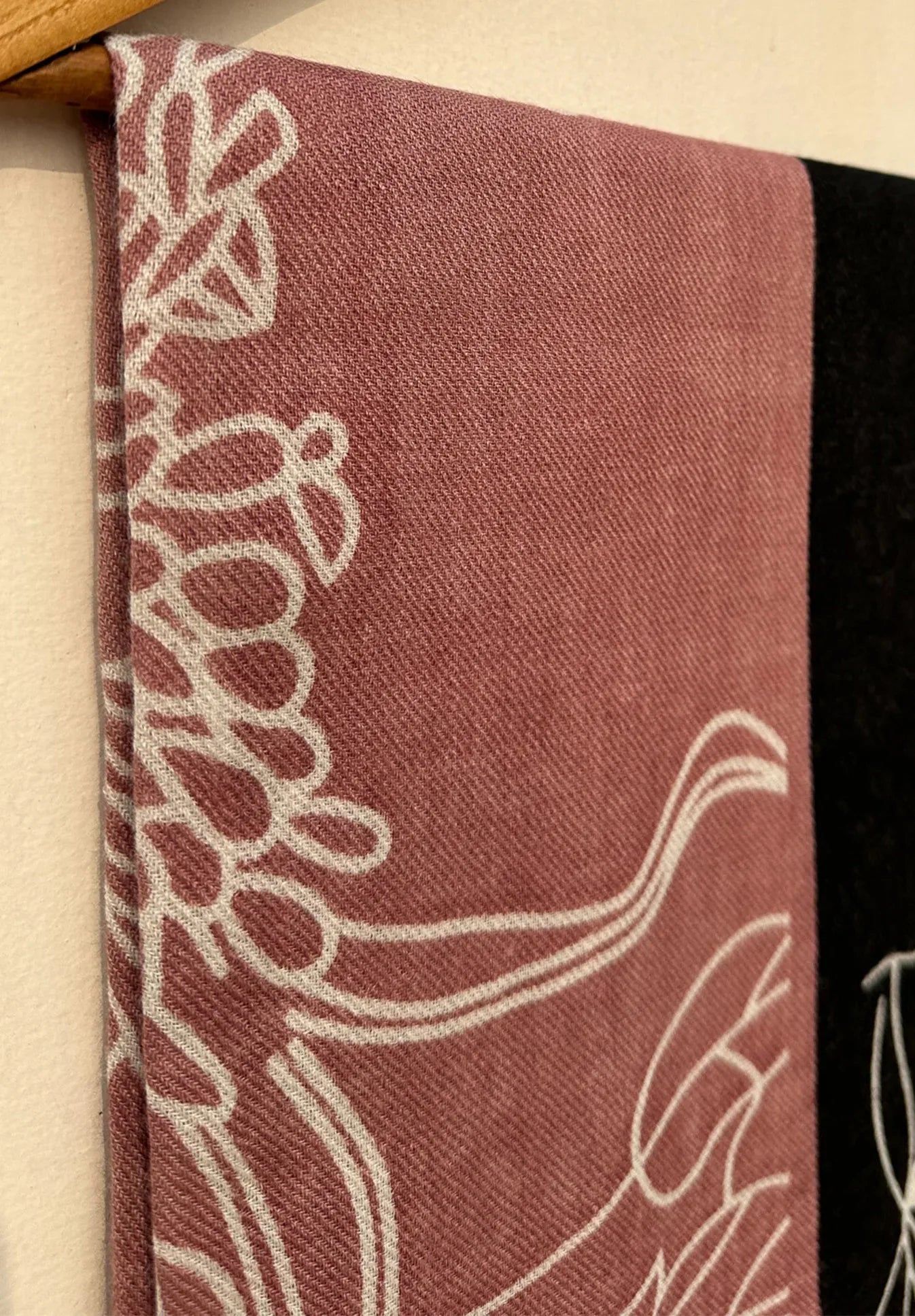 Arctic Embers Silk Wool Stole - Thee Modern Roots