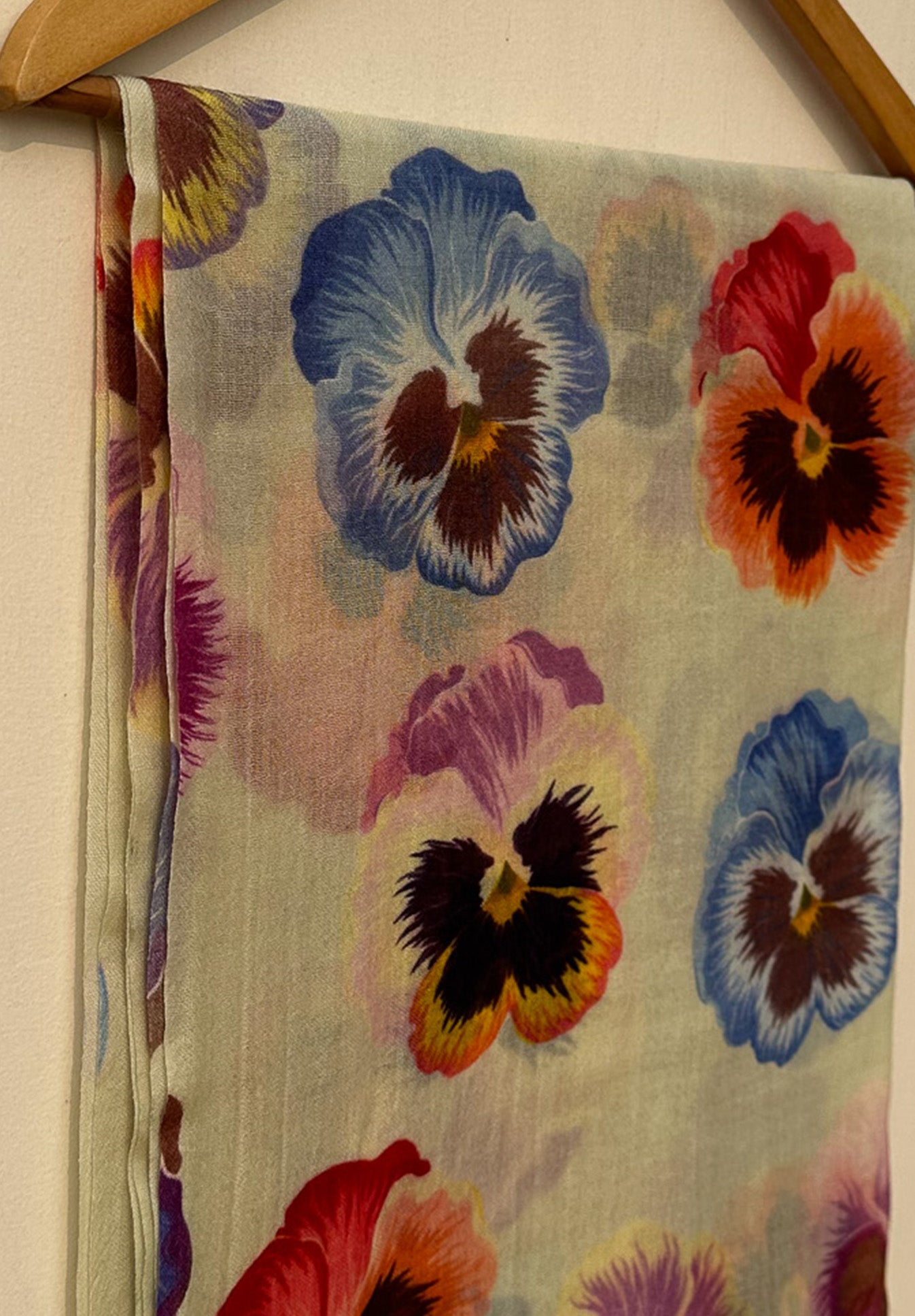 Moonlit Meadows Silk Wool Stole