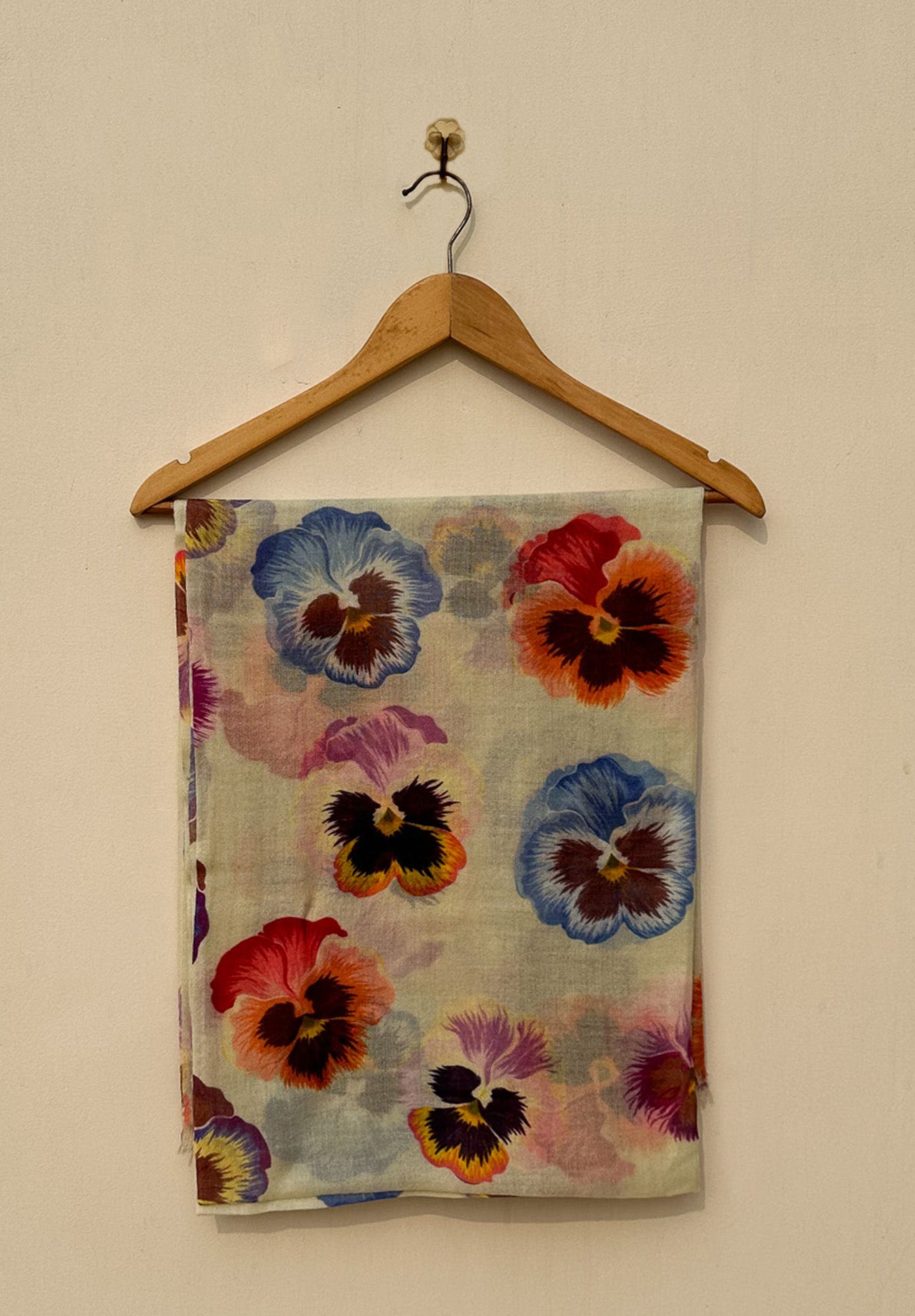 Moonlit Meadows Silk Wool Stole