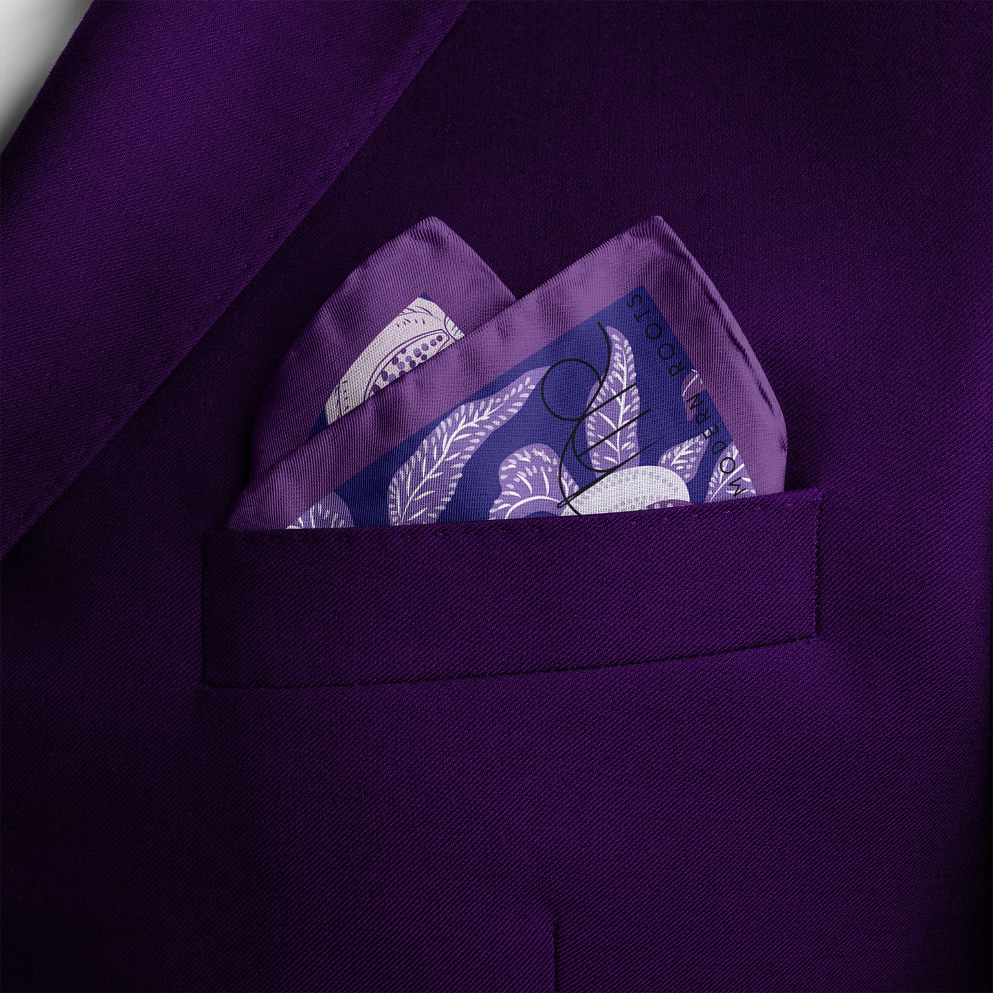 Lilac Loom Silk Pocket Square