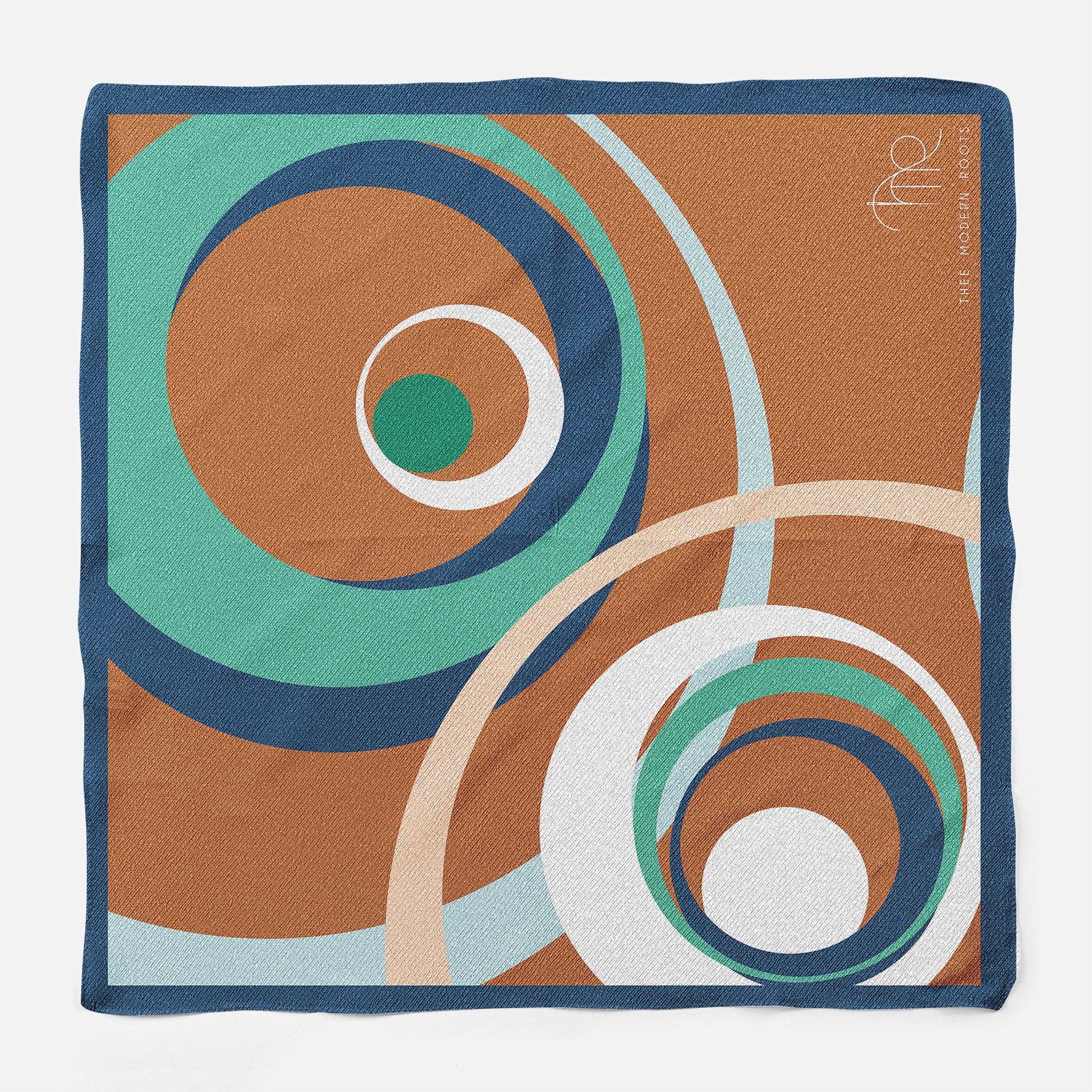 Pixelated Planet Silk Pocket Square