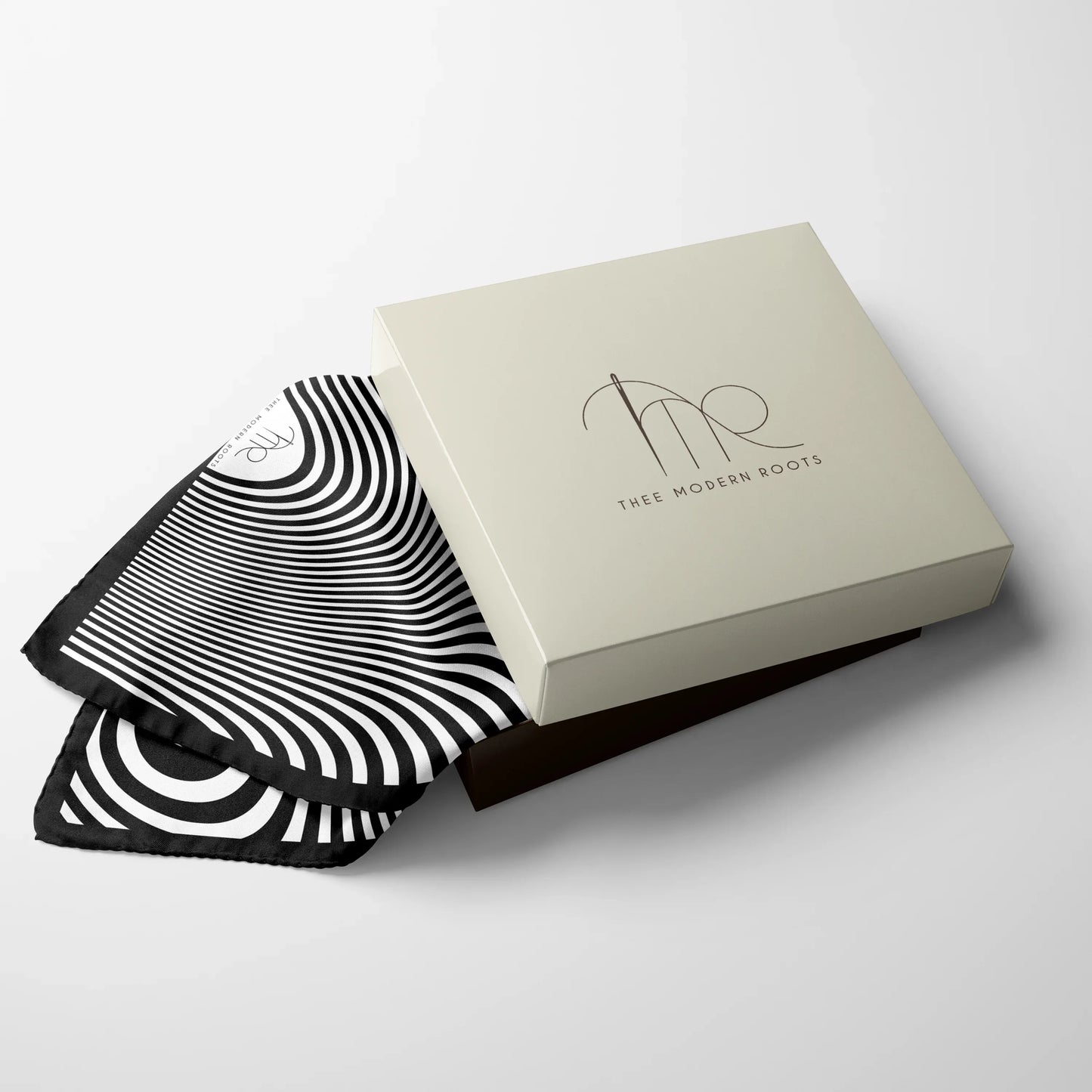 Optical Art Silk Pocket Square - Thee Modern Roots