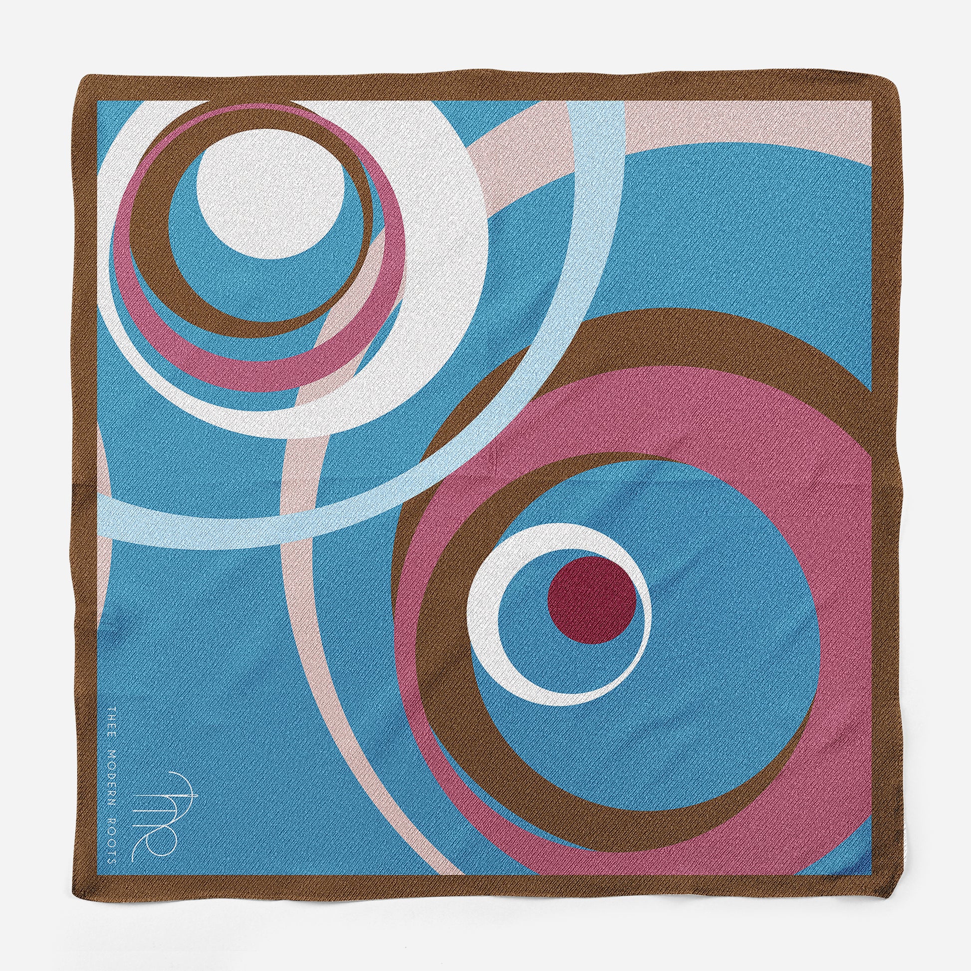 Pink Lemonade Sunset Silk Pocket Square