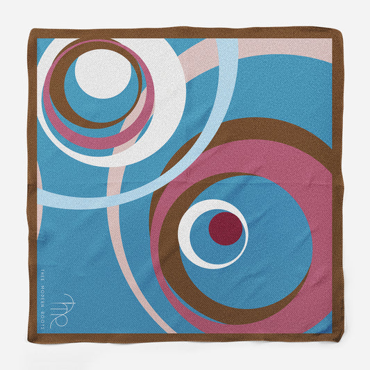 Pink Lemonade Sunset Silk Pocket Square