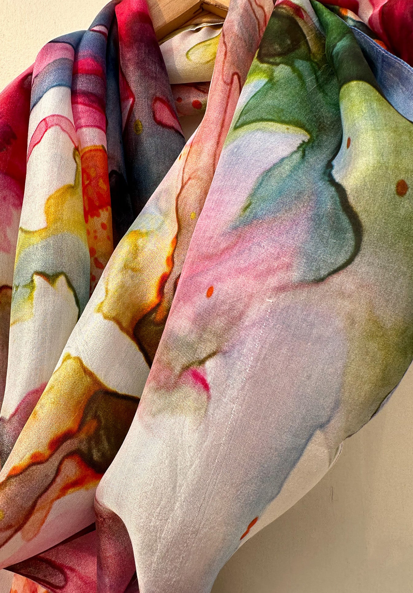 Sun-Kissed Sand Silk Stole