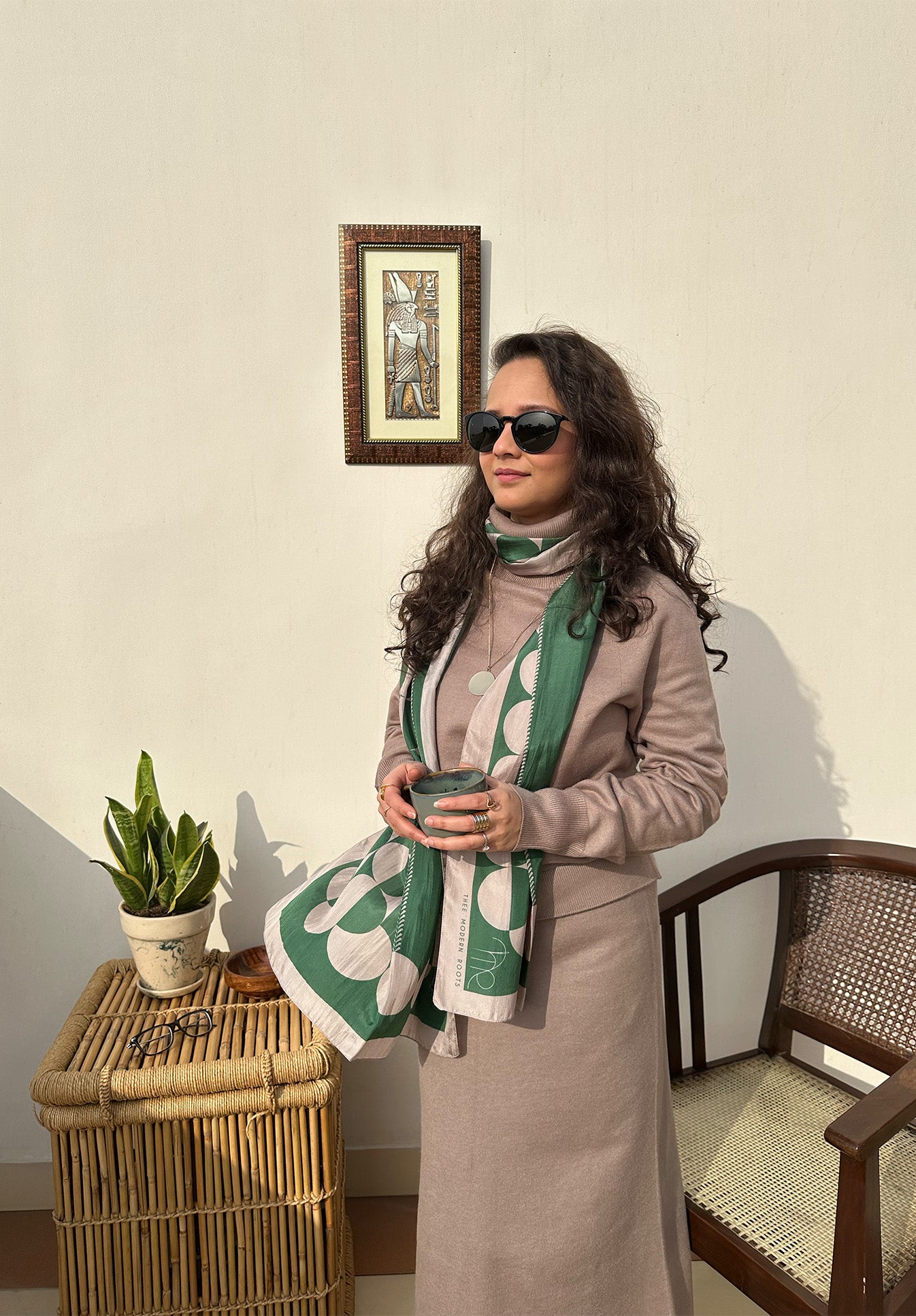 Celestial Rotation Cotton Stole
