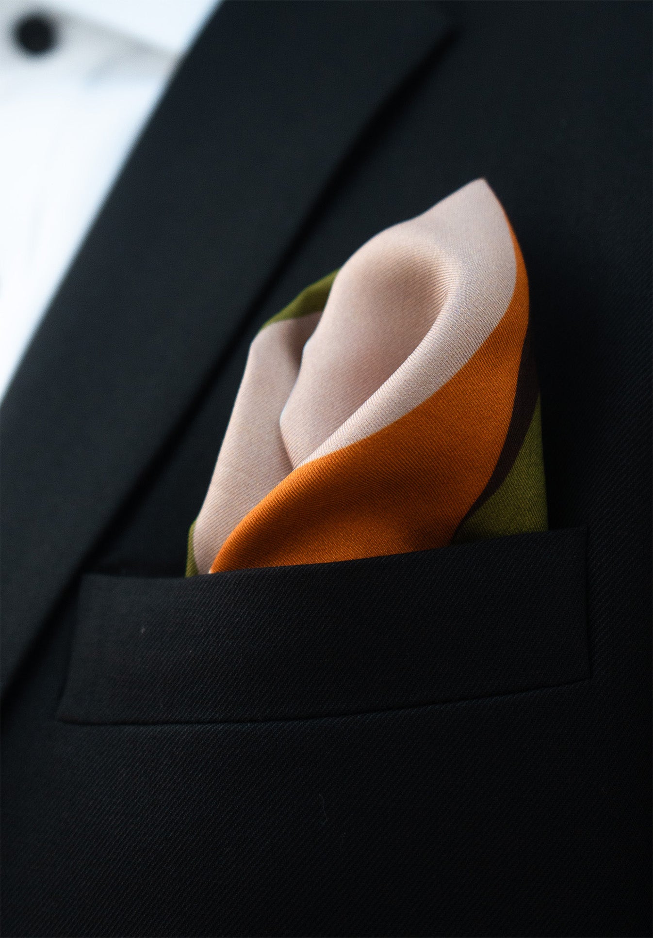 Autumn Hues Silk Pocket Square