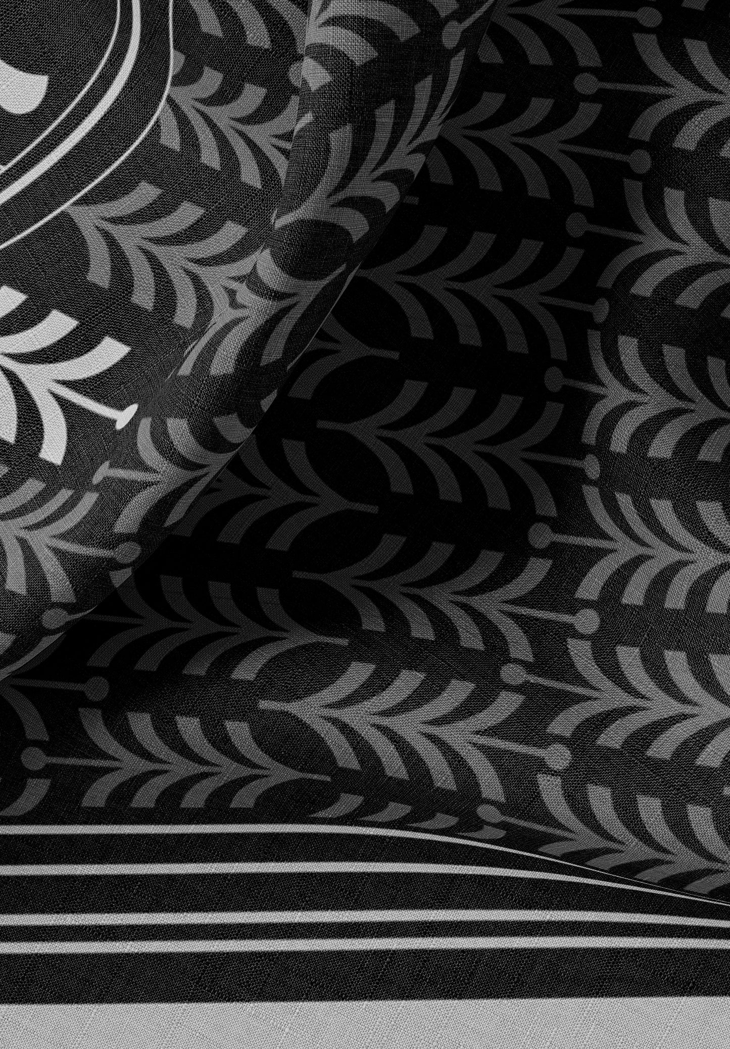 Nature's Abstraction Cotton Stole