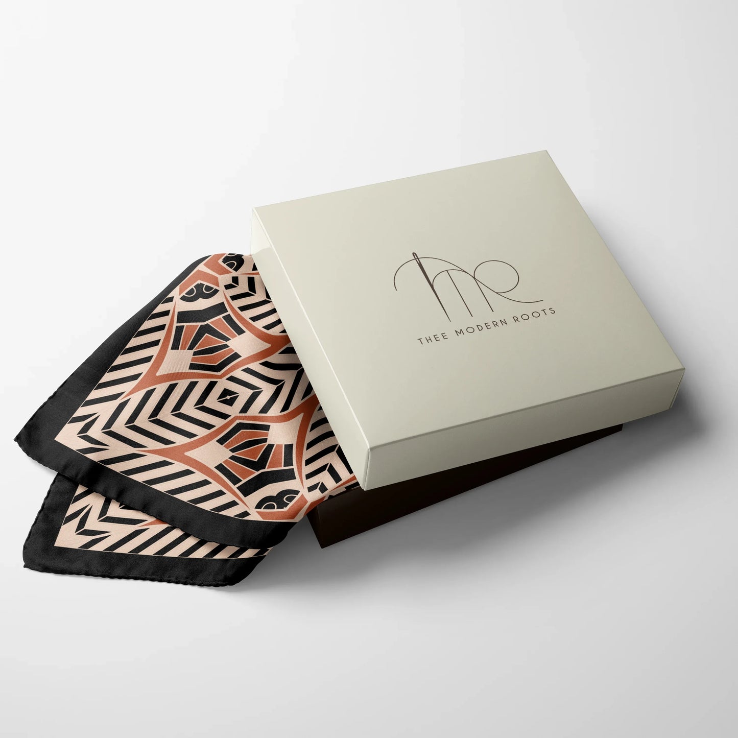 Black Magic Silk Pocket Square - Thee Modern Roots