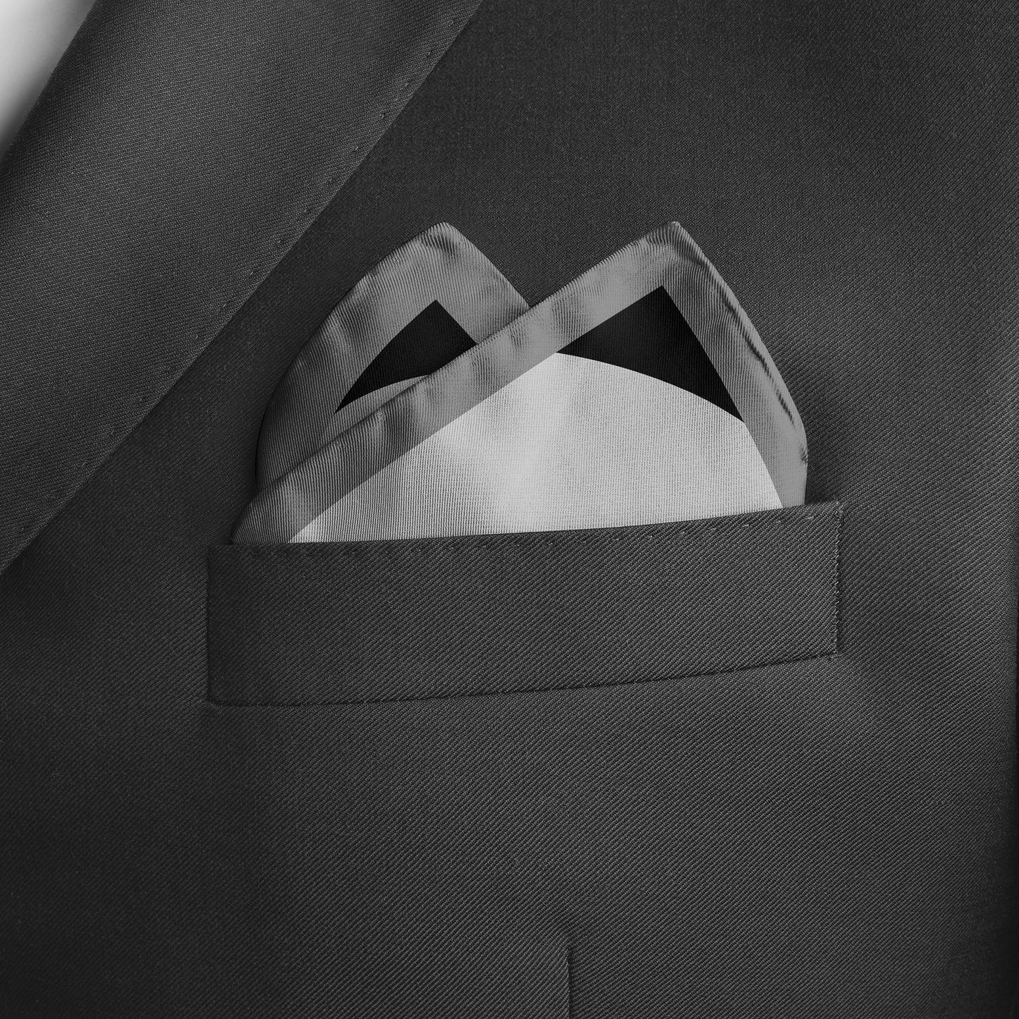 Concentric Charm Silk Pocket Square