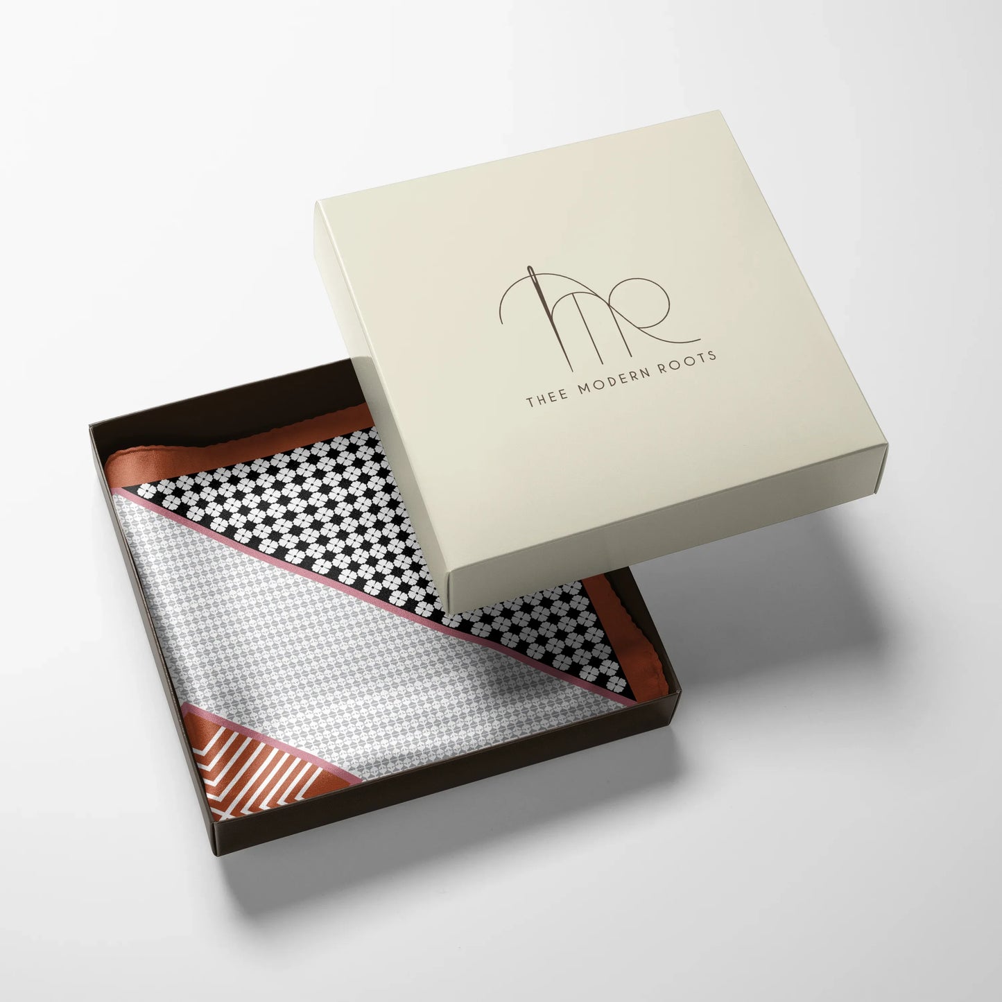 Optical Illusion Silk Pocket Square - Thee Modern Roots