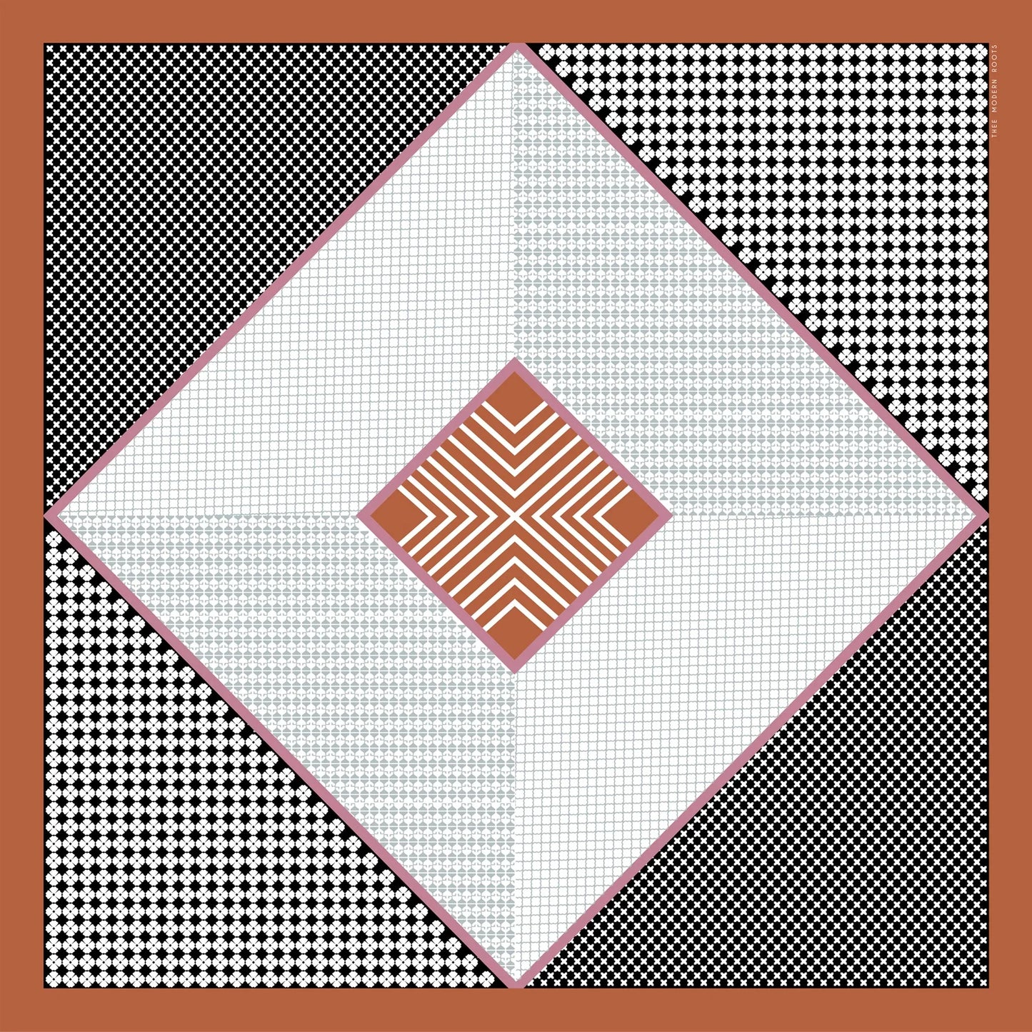 Intricacy Unleashed Men Silk Scarf - Thee Modern Roots