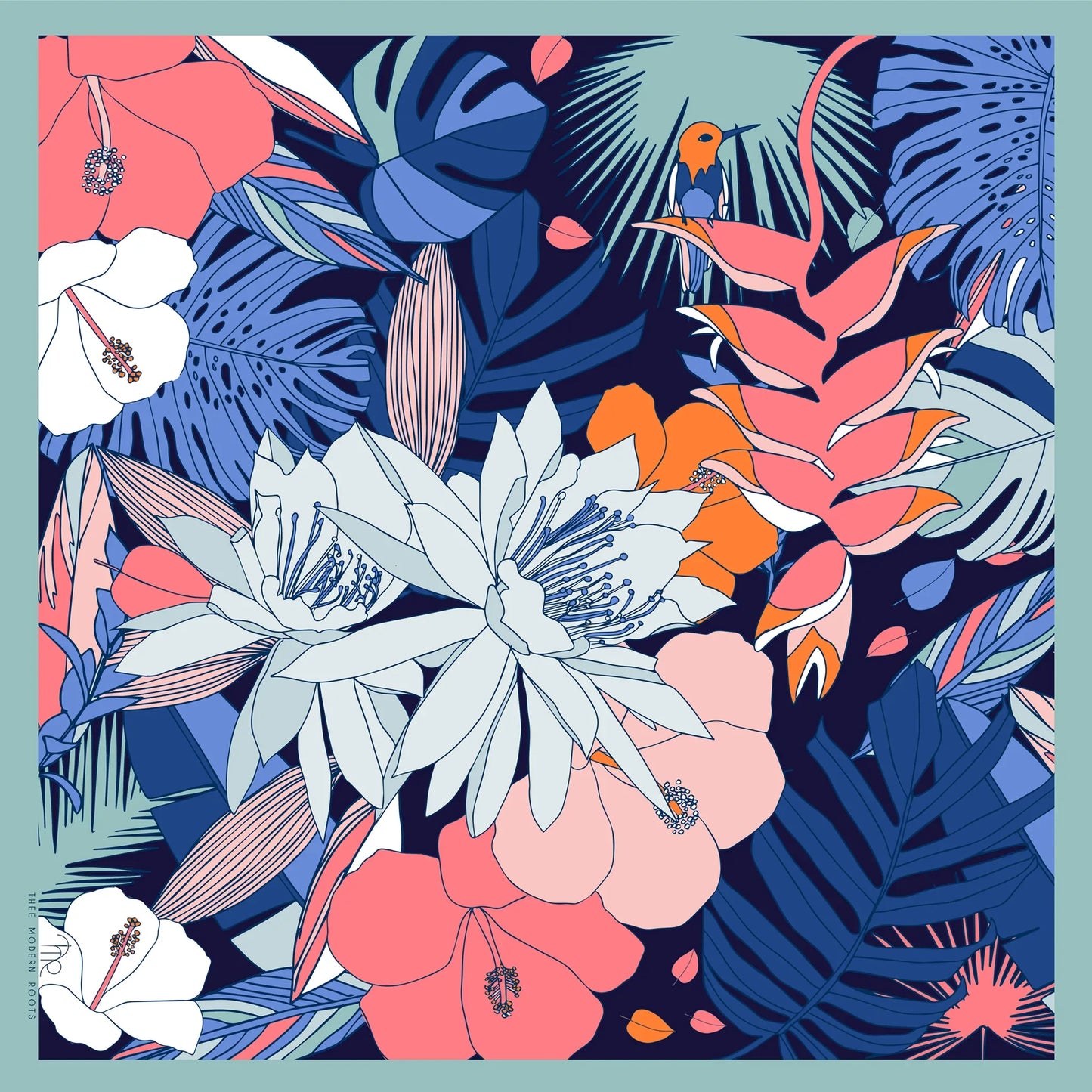 Blossom Breeze Cotton Scarf - Thee Modern Roots