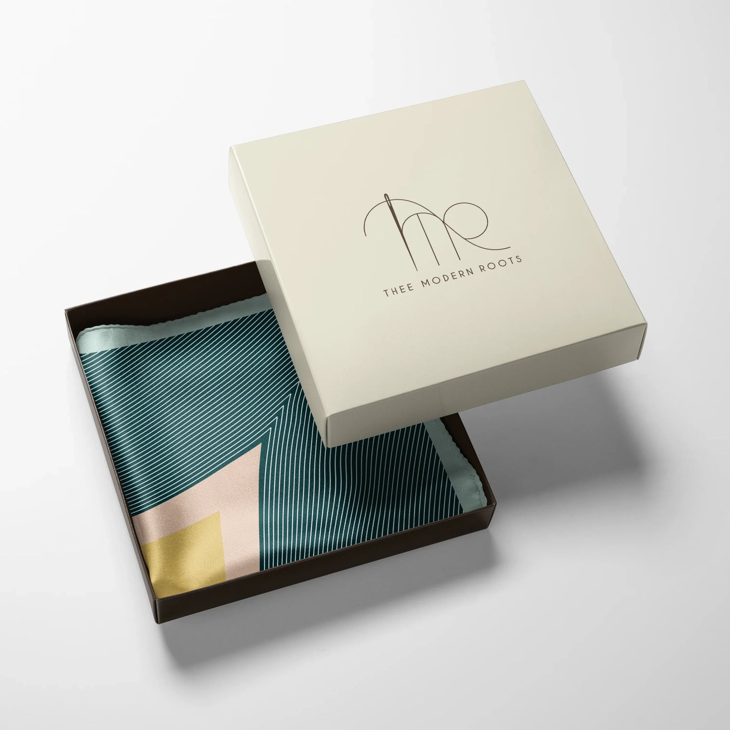 Verdant Divergence Silk Pocket Square - Thee Modern Roots
