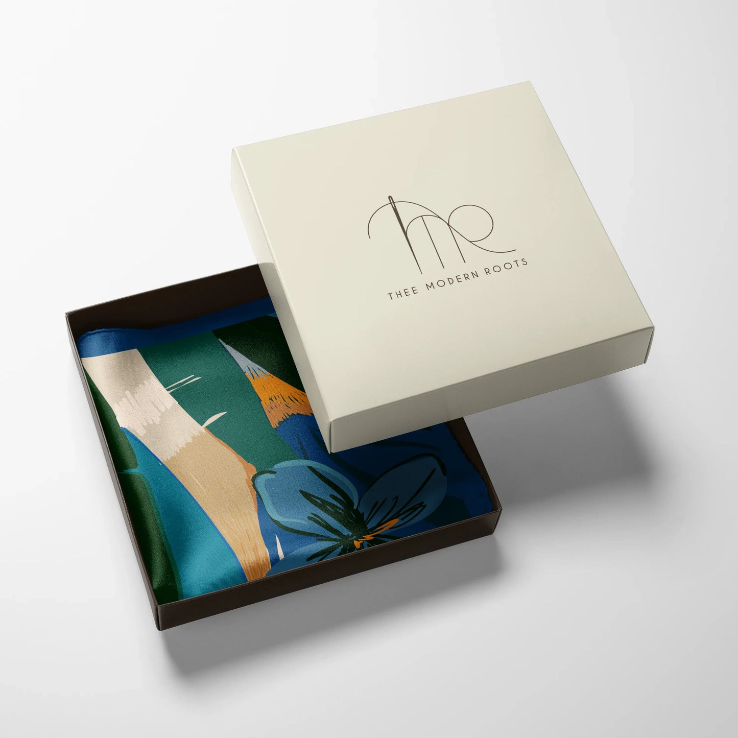 Blue Paradise Silk Pocket Square - Thee Modern Roots