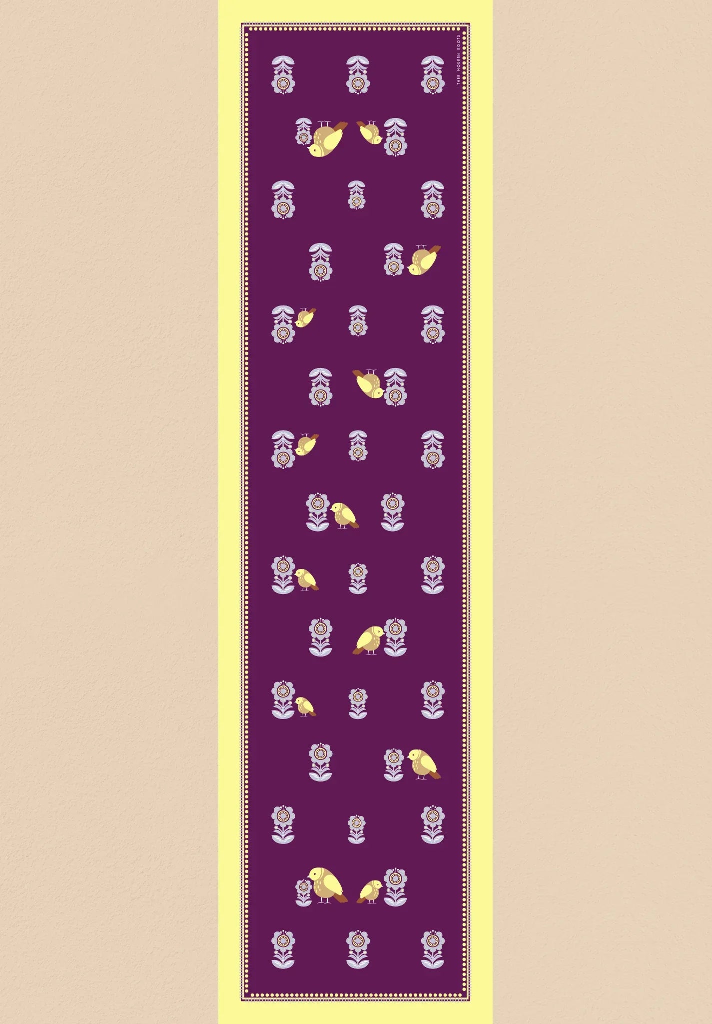 Whimsical Wings Silk Stole - Thee Modern Roots