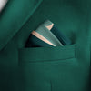 Green Oasis Silk Pocket Square