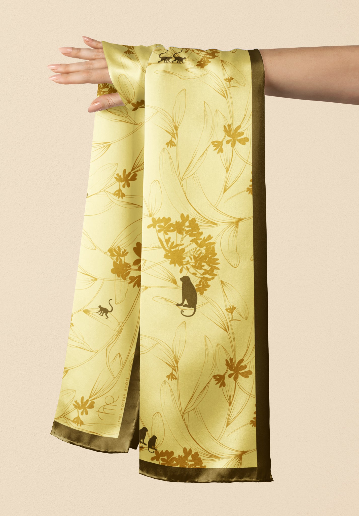 Monkeying Around Silk Stole