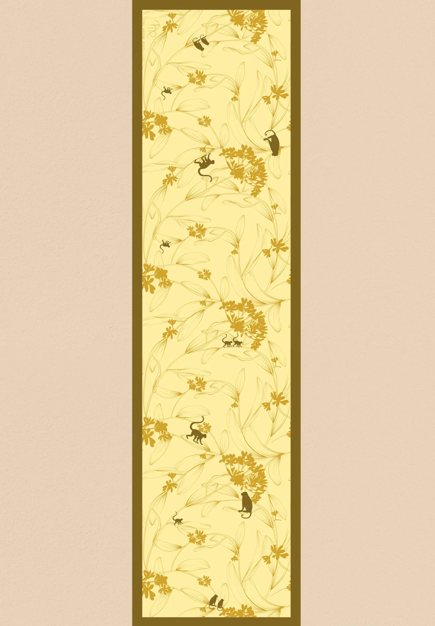 Monkeying Around Silk Stole - Thee Modern Roots