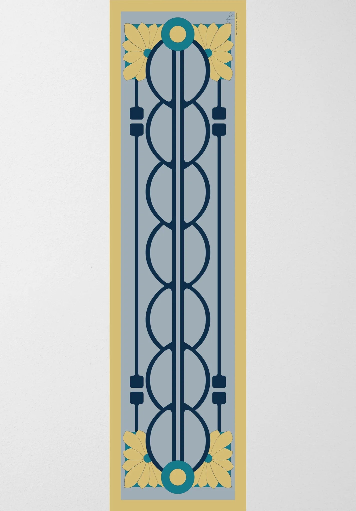 Rhythmic Waves Silk Stole - Thee Modern Roots