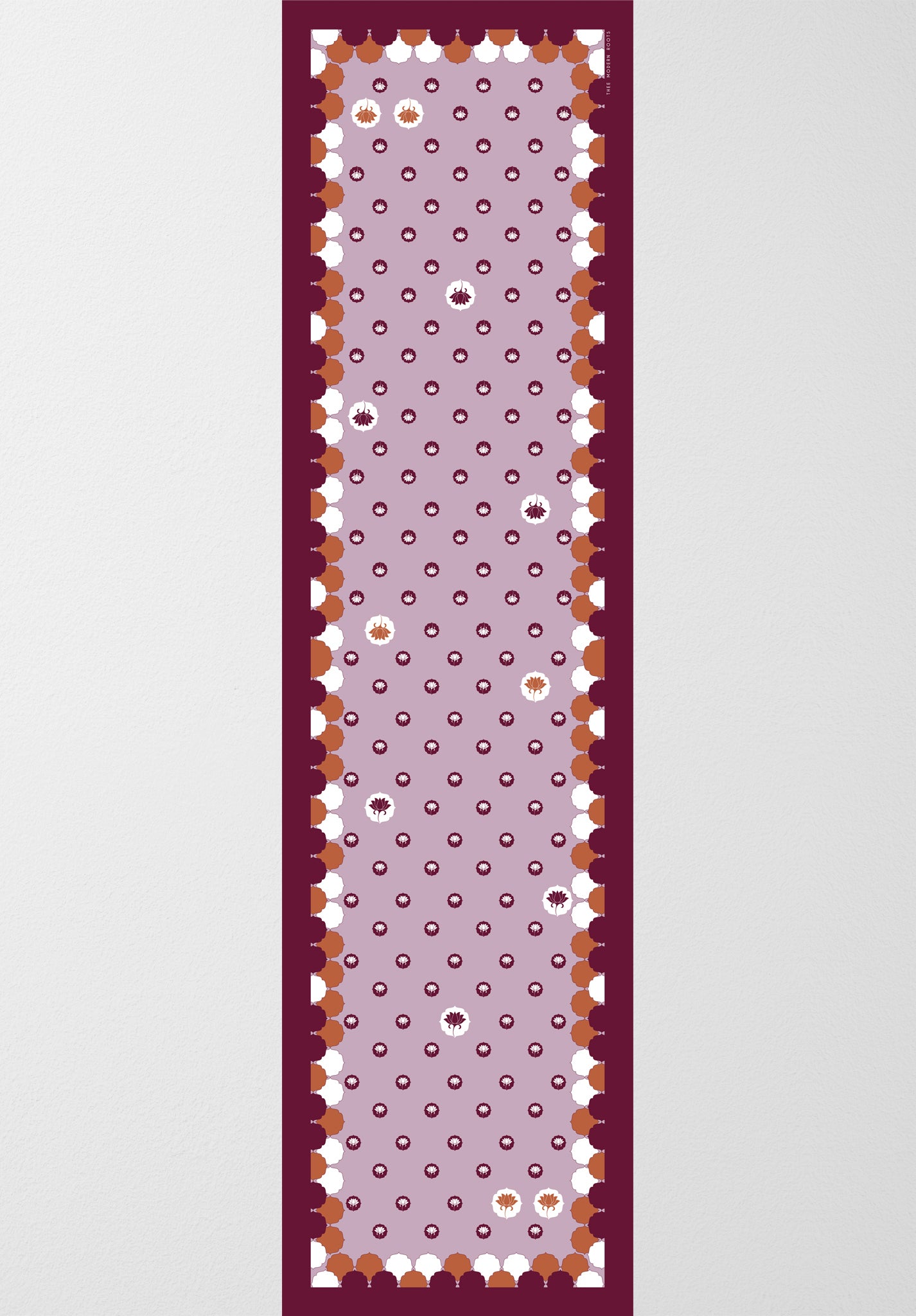 Lotus Drift Silk Stole