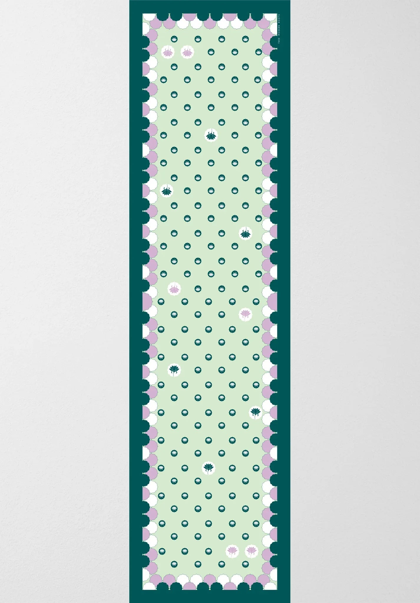 The Floating Garden Silk Stole - Thee Modern Roots