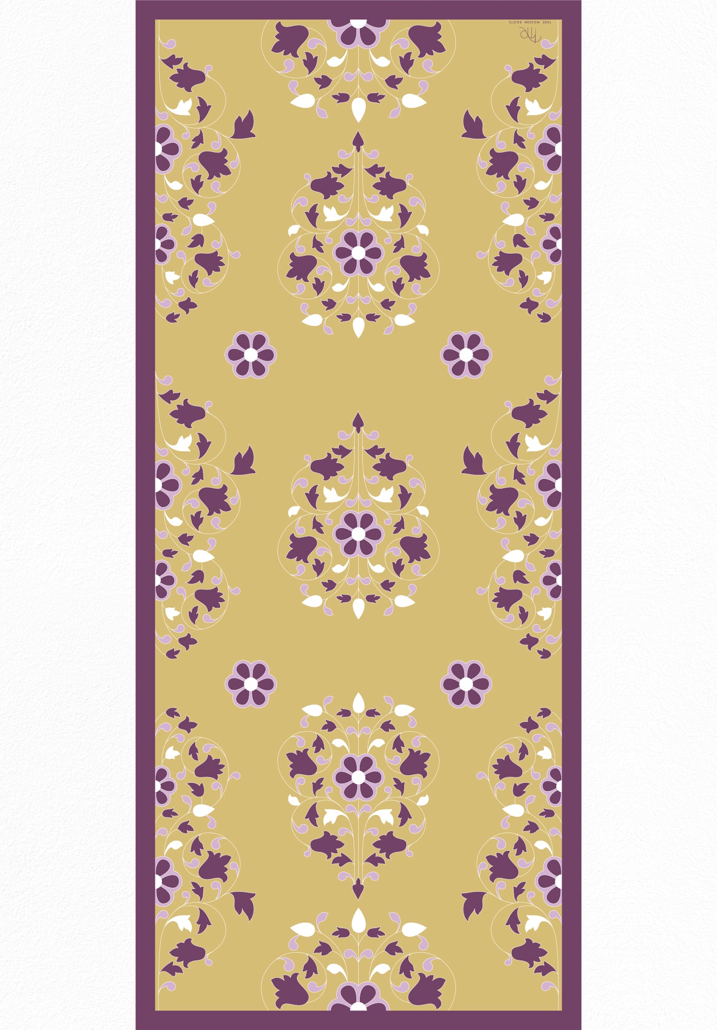 Floral Cascade Silk Dupatta