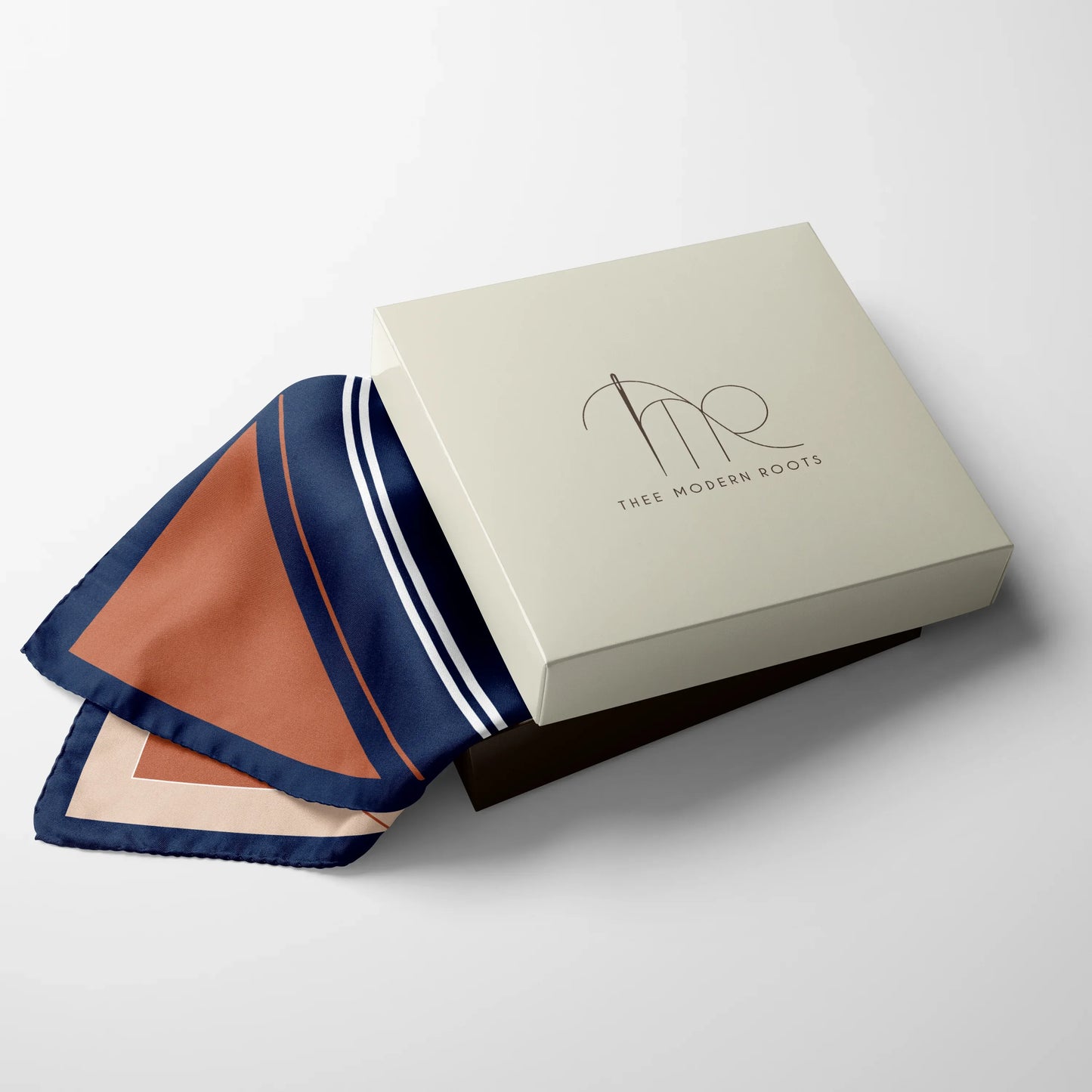 Regal Stripes Silk Pocket Square - Thee Modern Roots