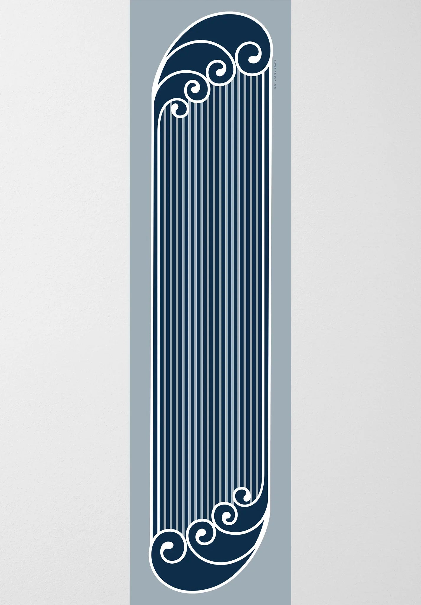 Rhythmic Stripes Silk Stole - Thee Modern Roots