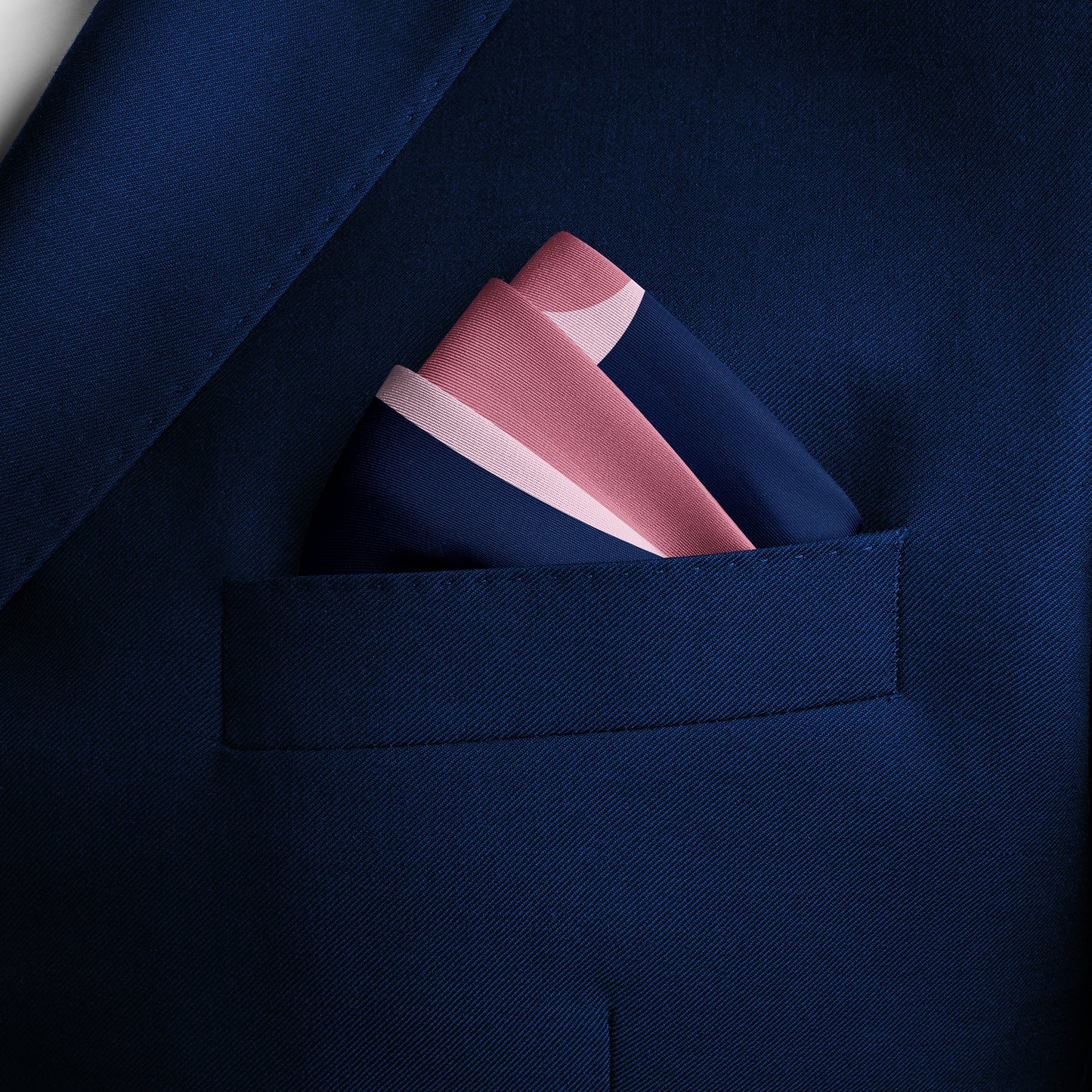 Blue Depths Silk Pocket Square