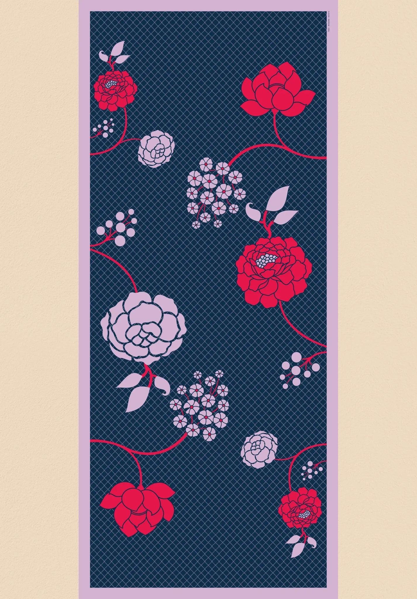 Blossom Bliss Silk Dupatta - Thee Modern Roots