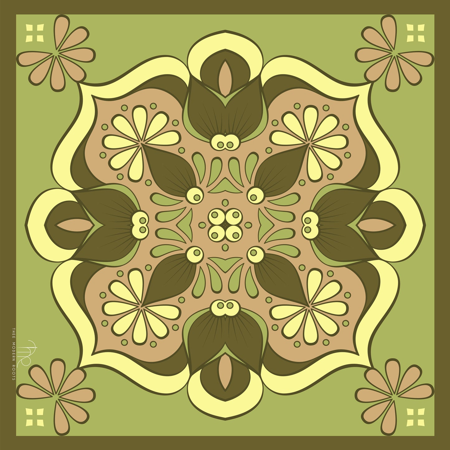 Zen Garden Cotton Scarf