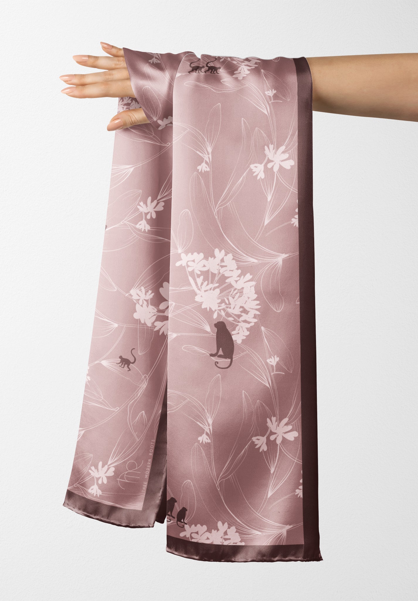Monkey Kingdom Silk Stole