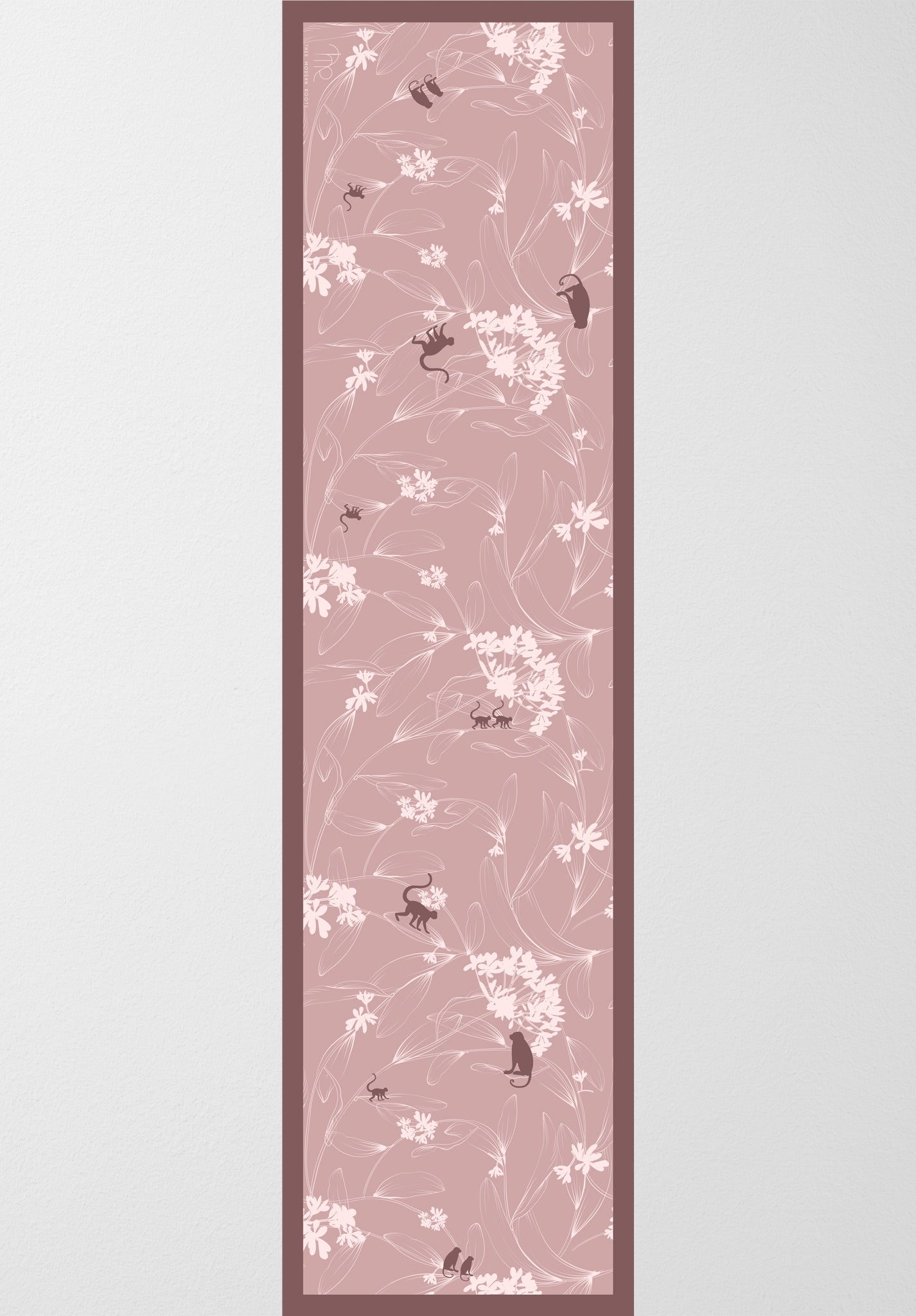 Monkey Kingdom Silk Stole