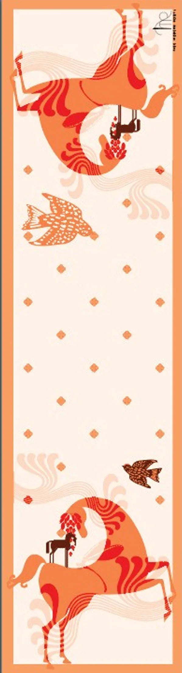 Phoenix Rising Silk Stole - Thee Modern Roots