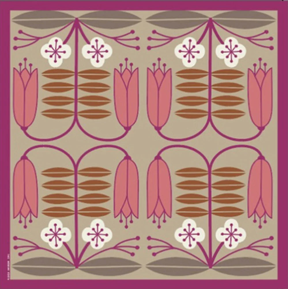 Kissed by Orchids Silk Scarf - Thee Modern Roots