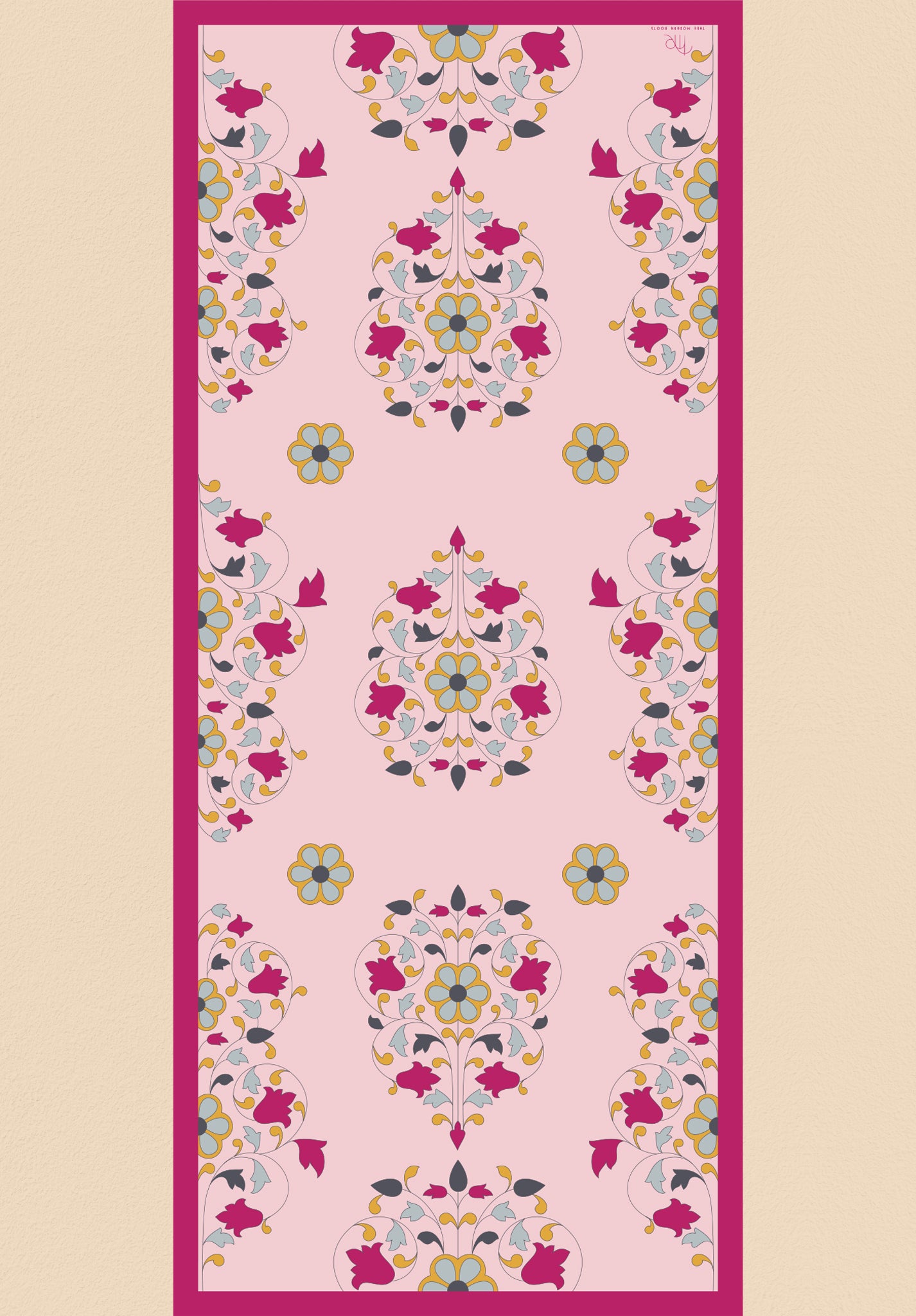 Flower Symphony Silk Dupatta