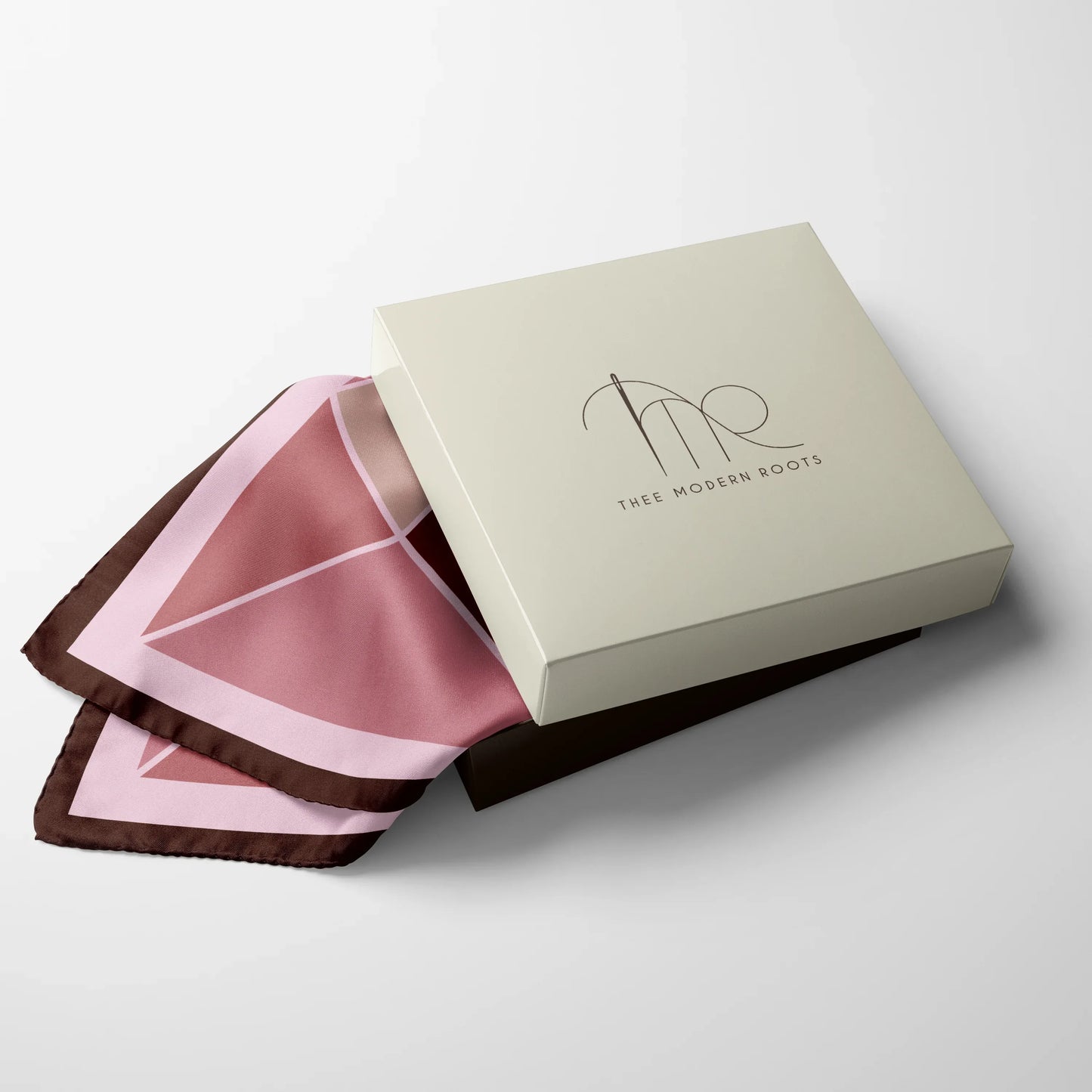 Chromatic Echoes Silk Pocket Square - Thee Modern Roots