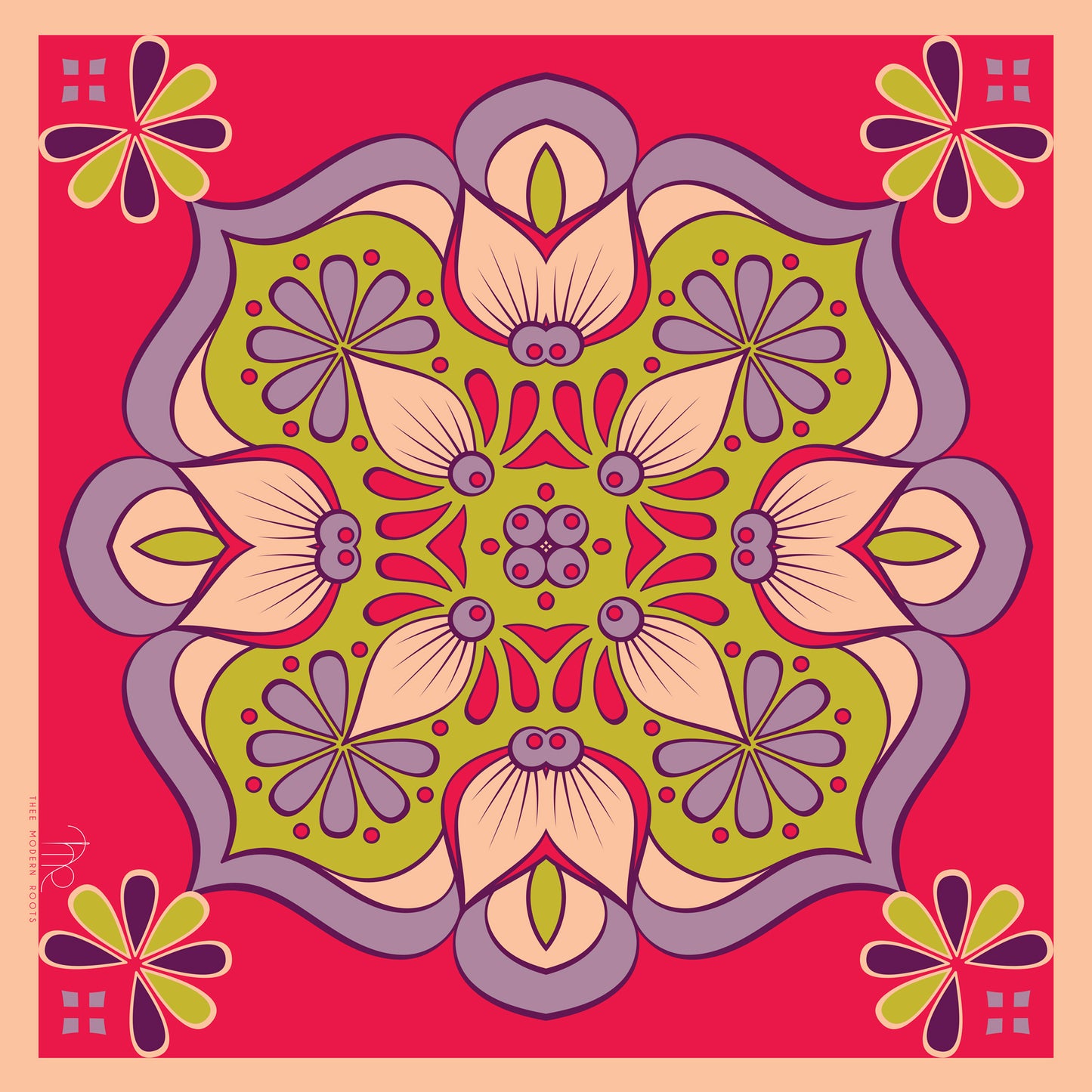 Mandala Magic Cotton Scarf