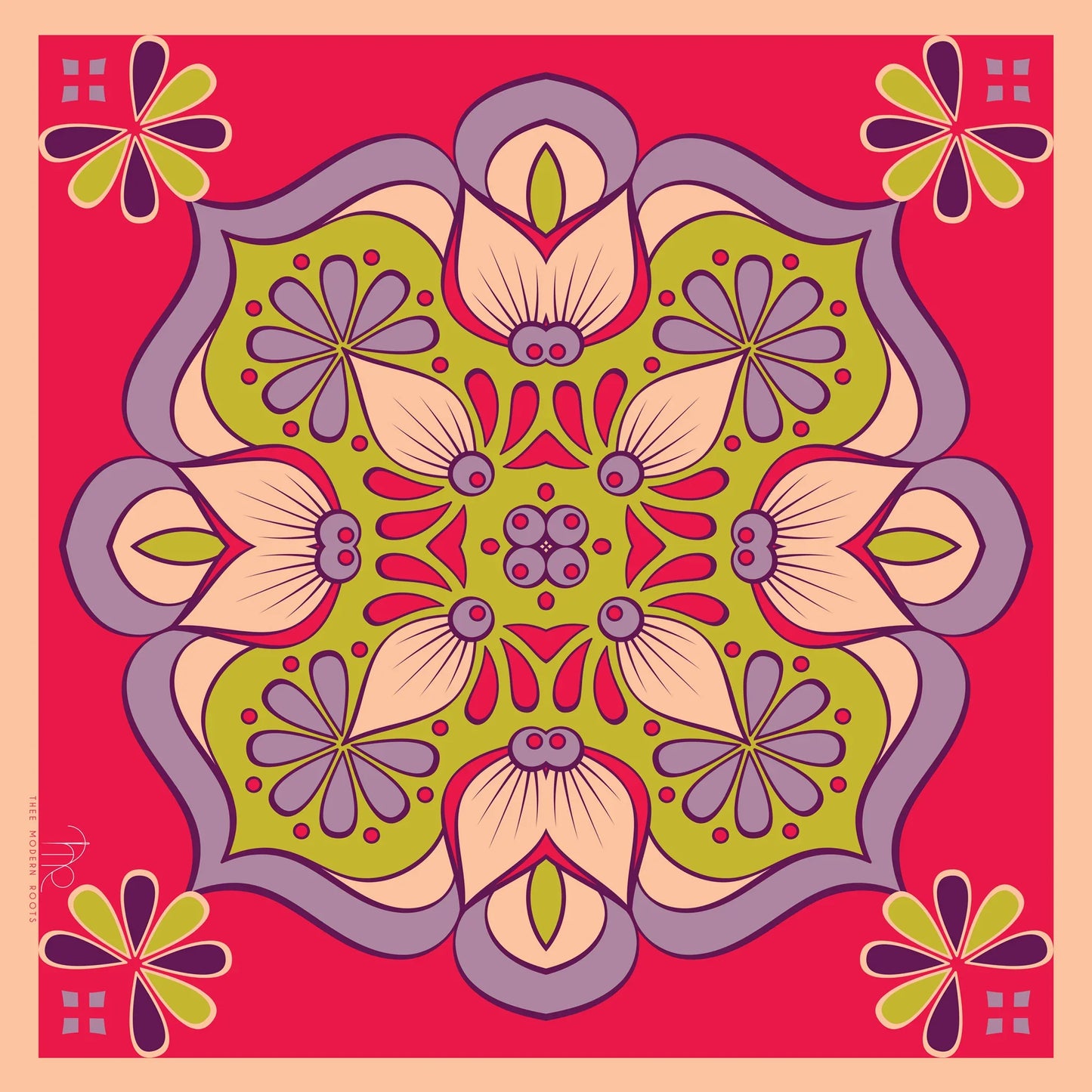 Mandala Magic Cotton Scarf - Thee Modern Roots
