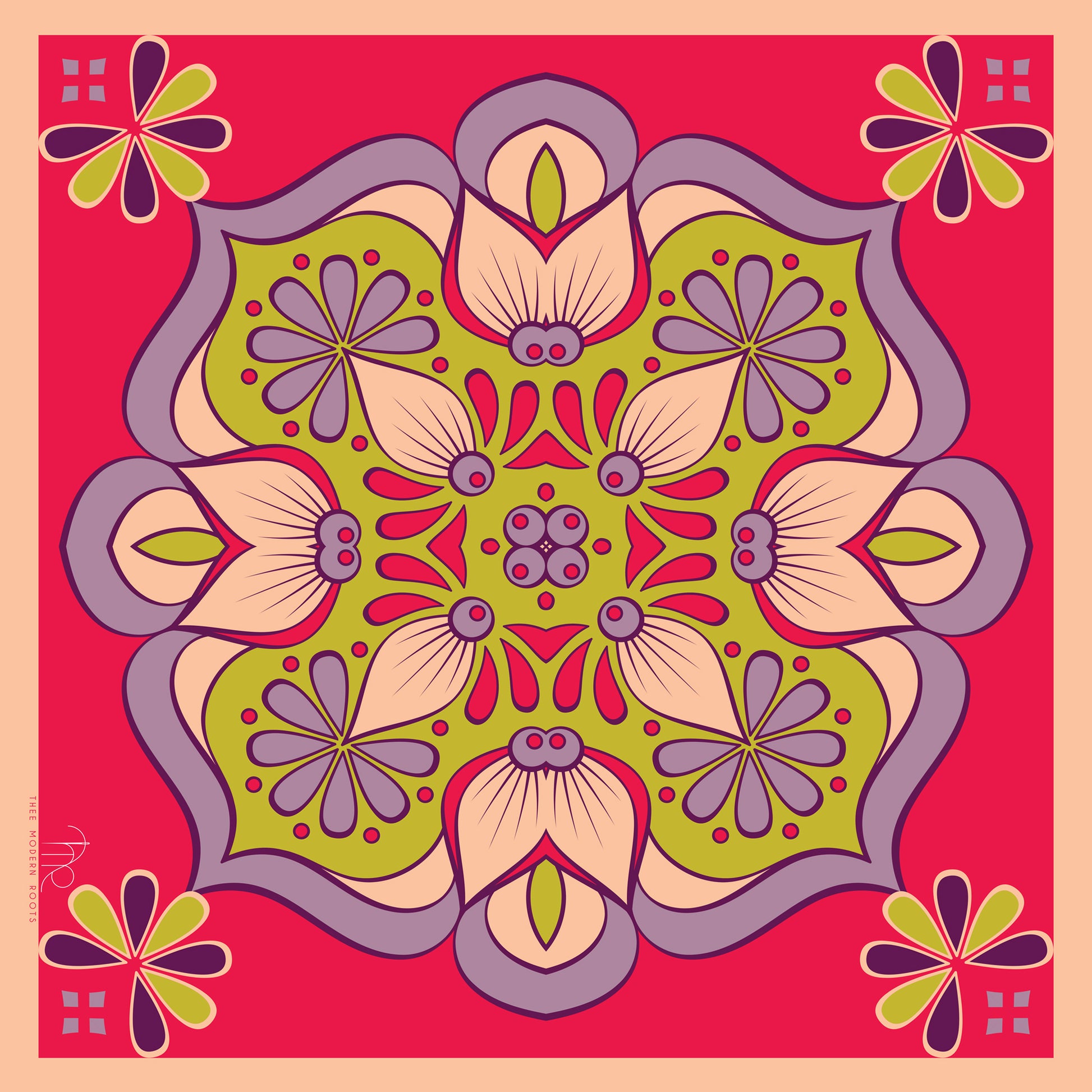 Mandala Magic Cotton Scarf